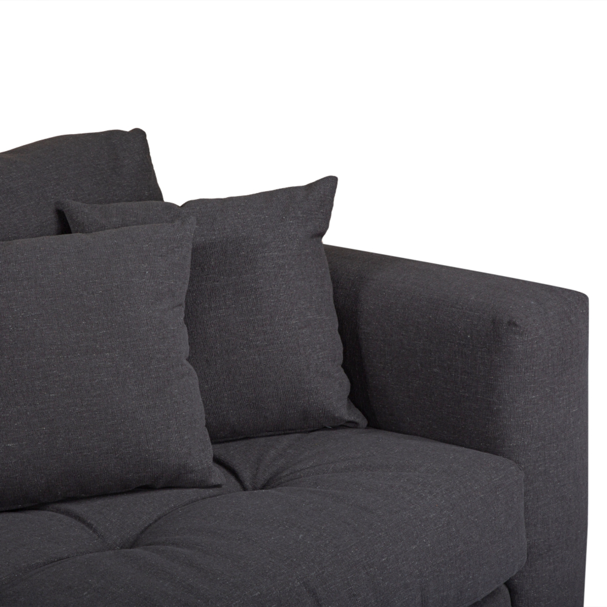 HUGO 3 SEATER CHAISE | SHADOW