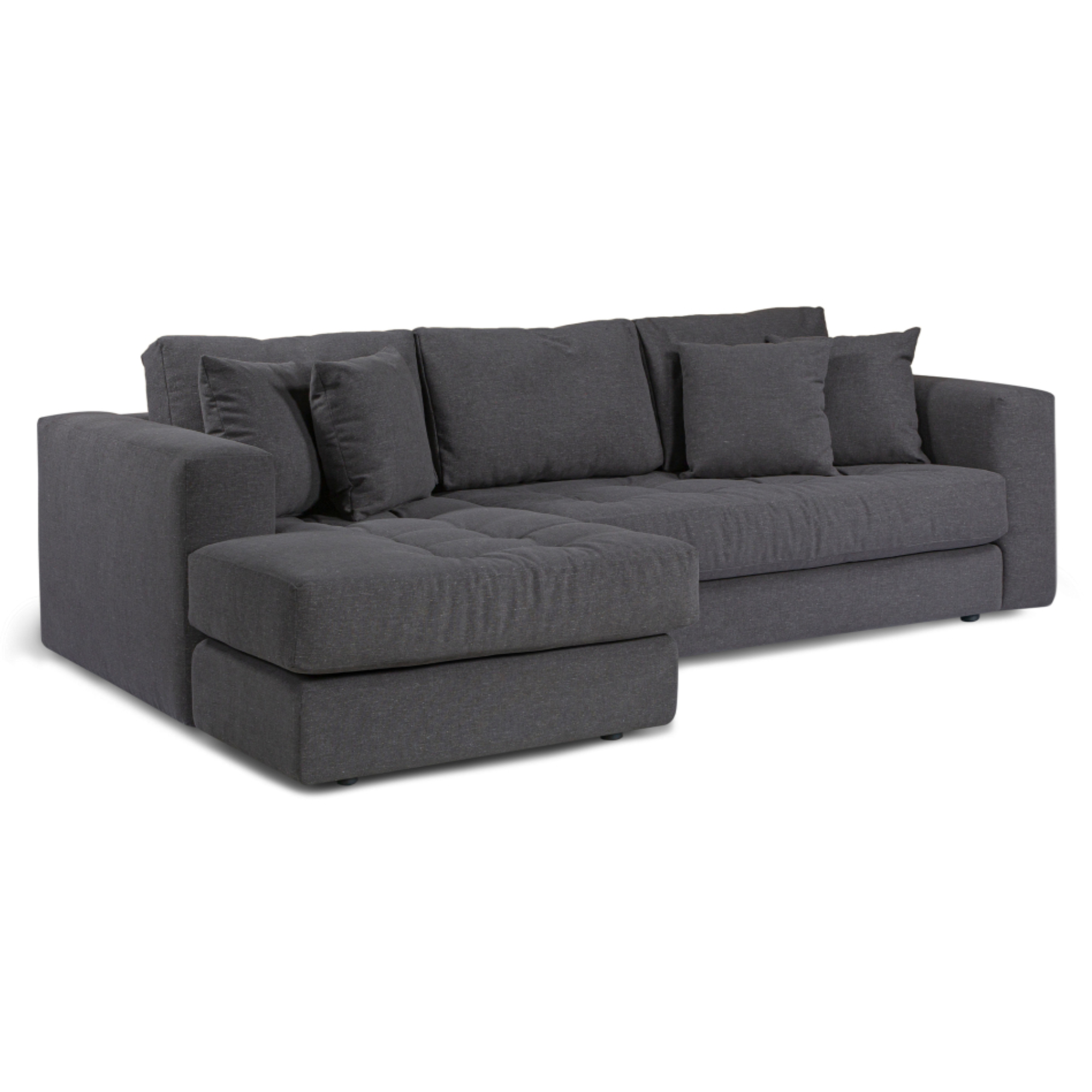 HUGO 3 SEATER CHAISE | SHADOW