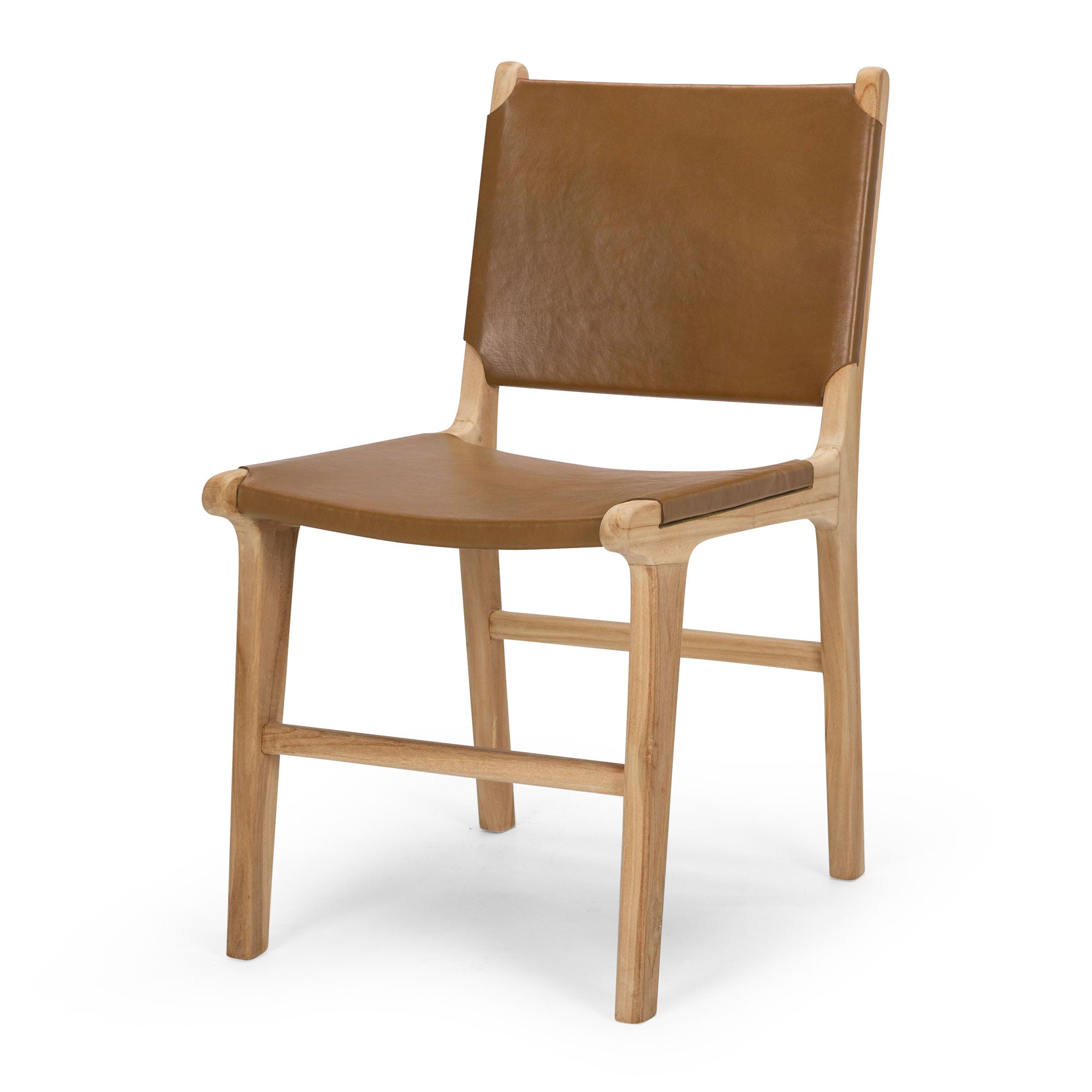INDO LEATHER DINING CHAIR