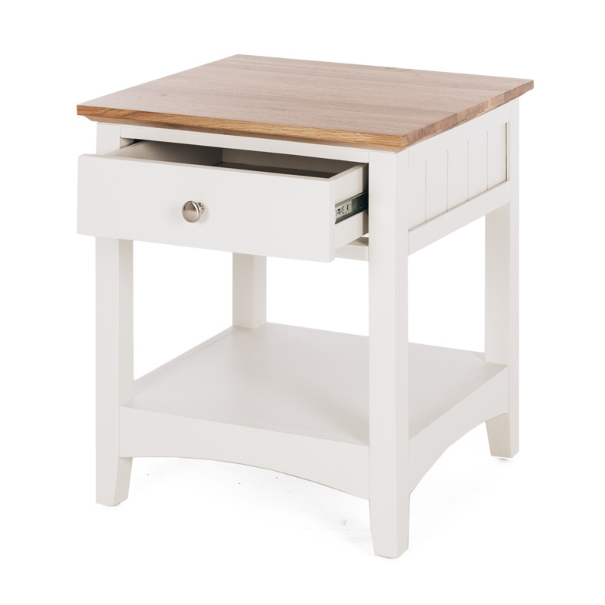 JESSICA OAK TOP 1 DRAWER BEDSIDE CABINET