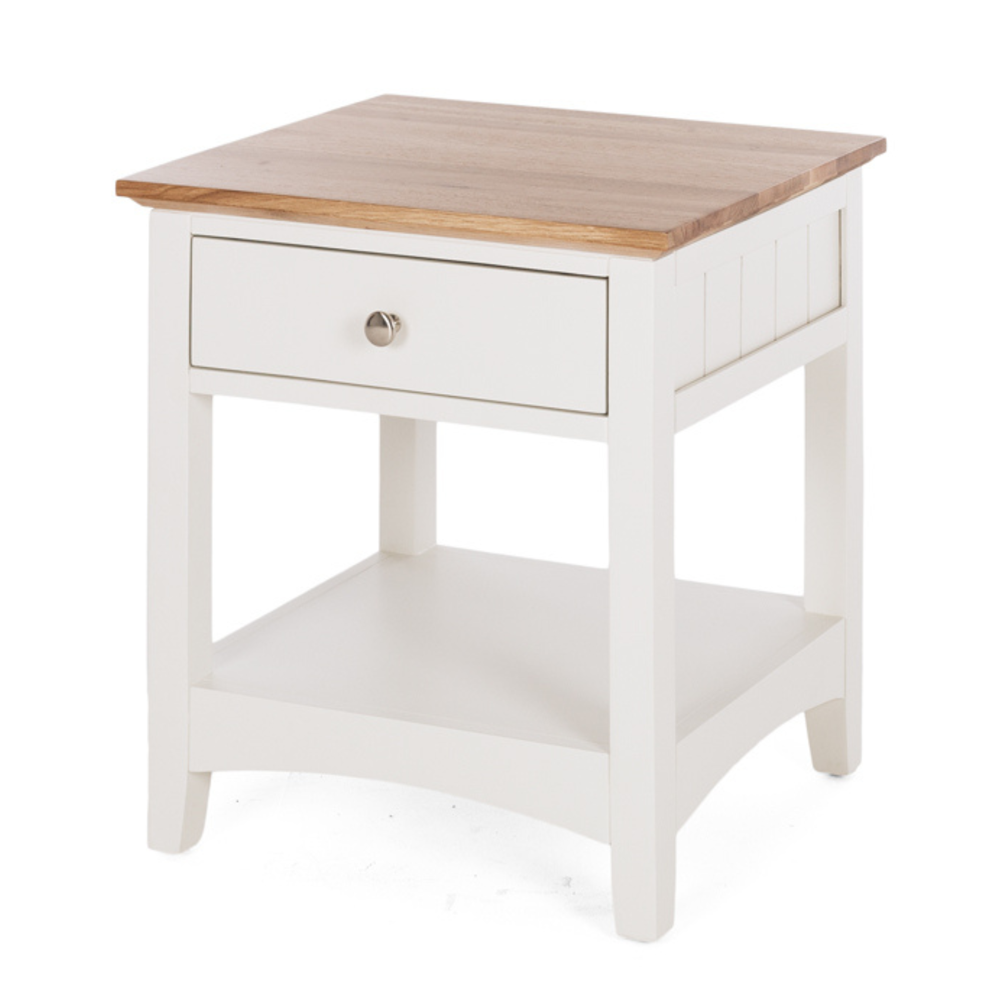 JESSICA OAK TOP 1 DRAWER BEDSIDE CABINET