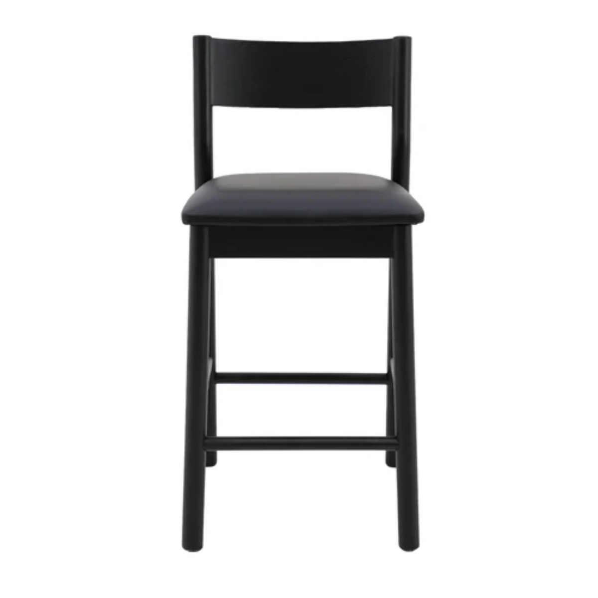 Keaton Barstool | Black Leather