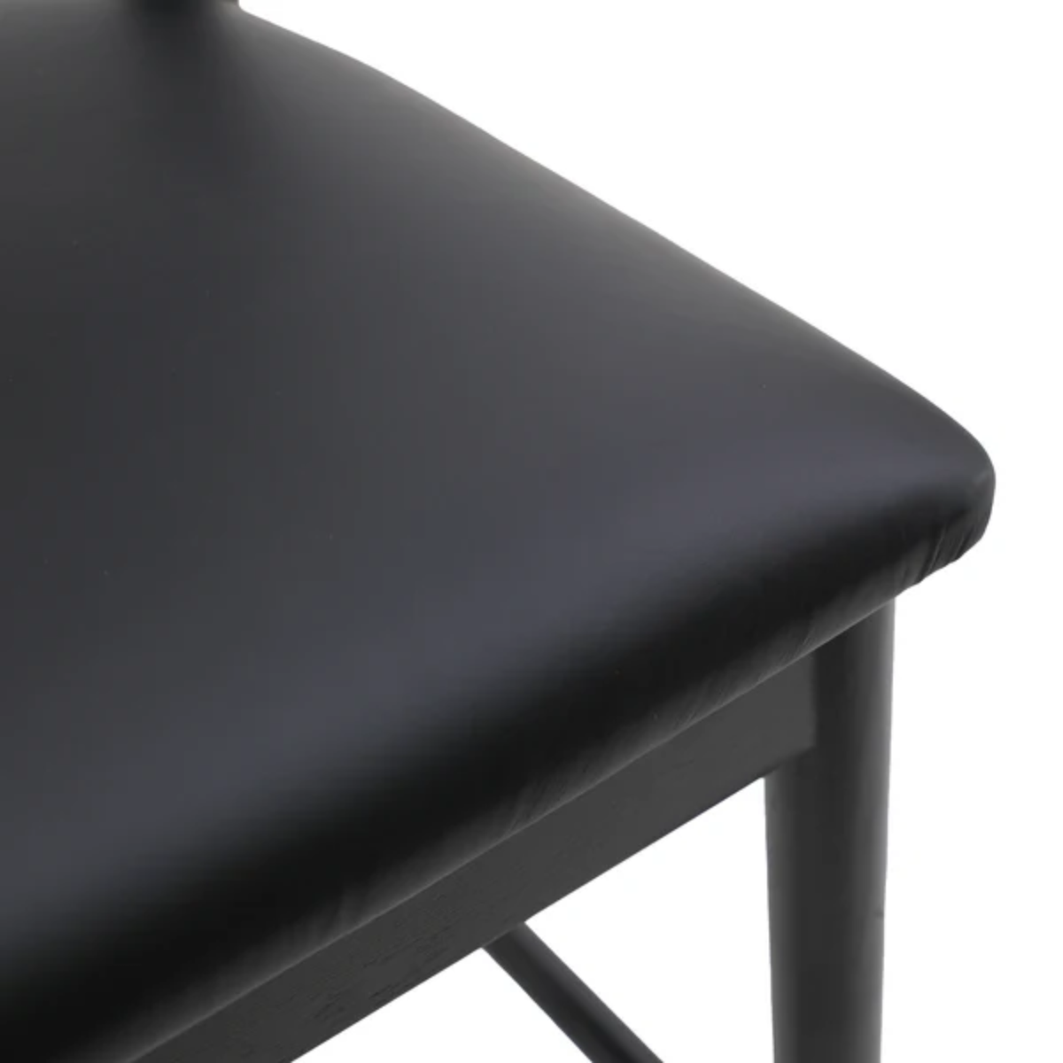 Keaton Barstool | Black Leather