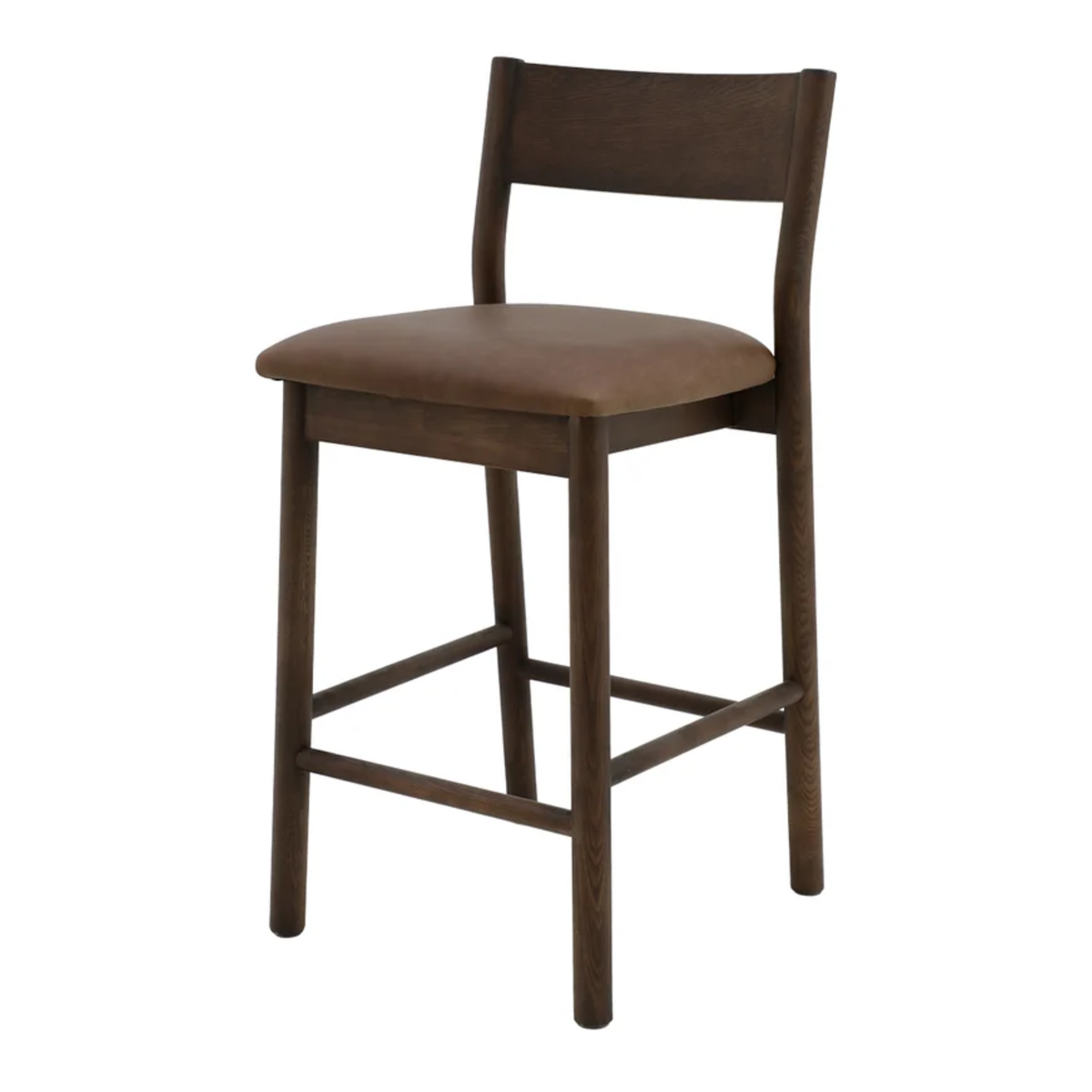 Keaton Barstool | Brown Leather