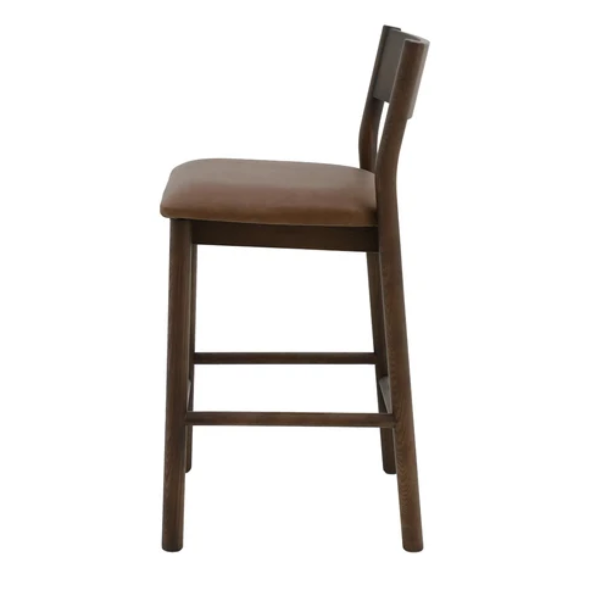 Keaton Barstool | Brown Leather