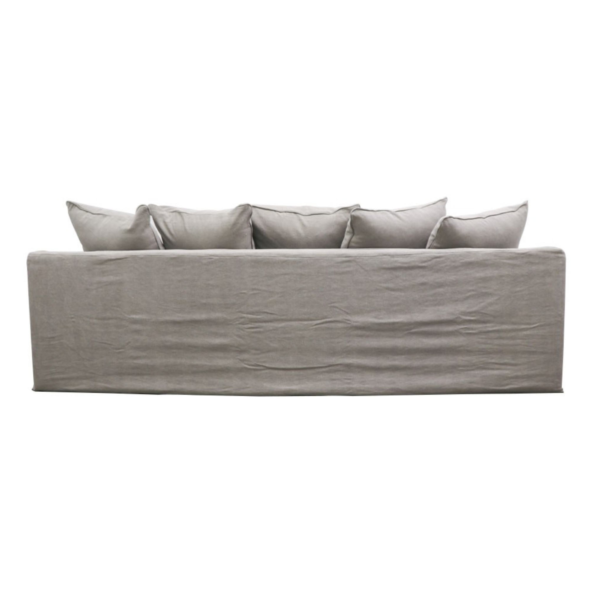 KEELY SLIPCOVER 3 SEATER SOFA | CEMENT