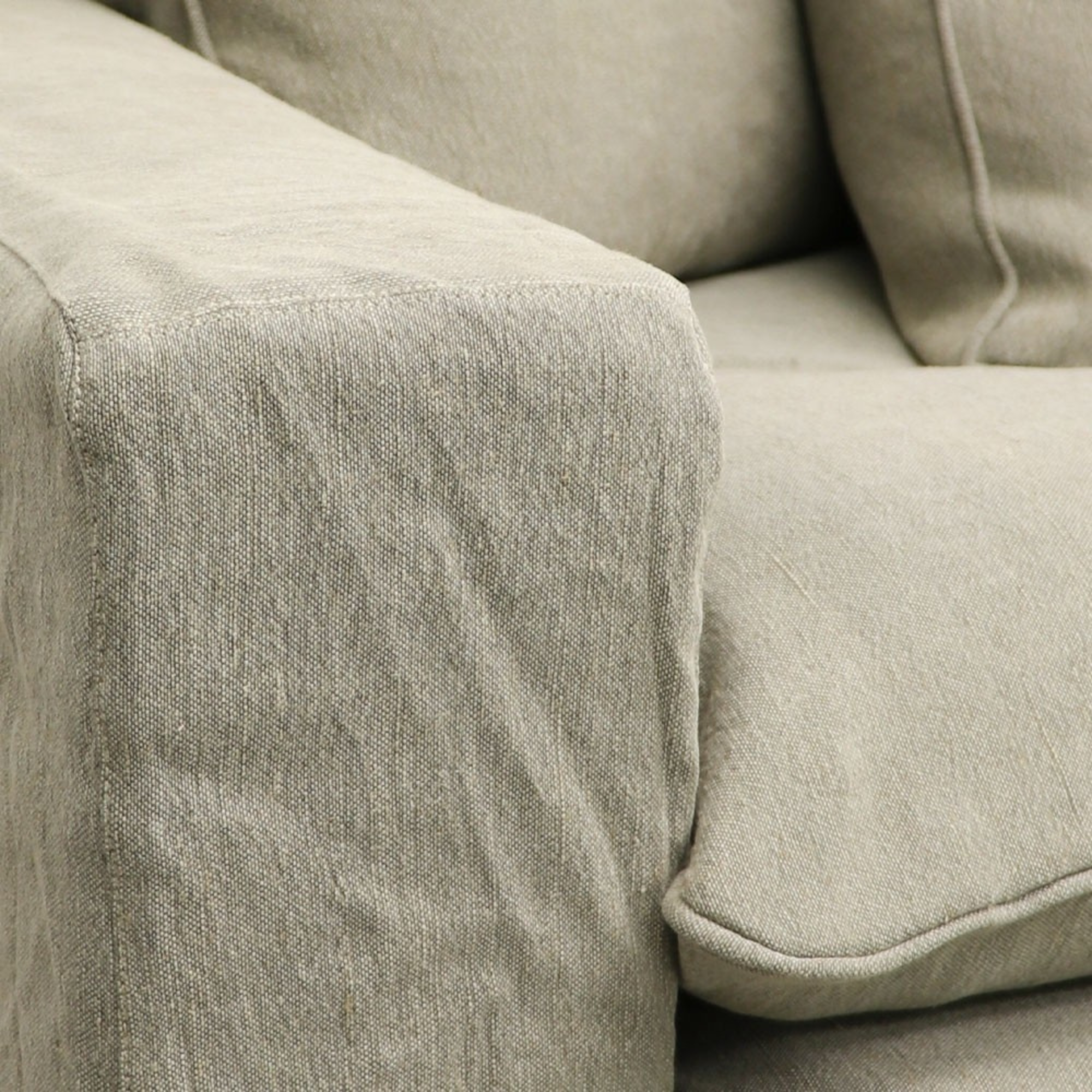 KEELY SLIPCOVER 2 SEATER SOFA | KHAKI