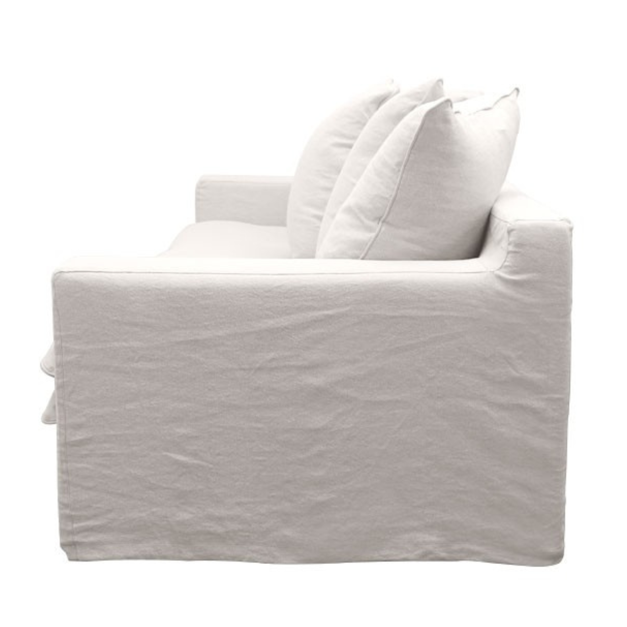 KEELY SLIPCOVER 2 SEATER SOFA | WHITE