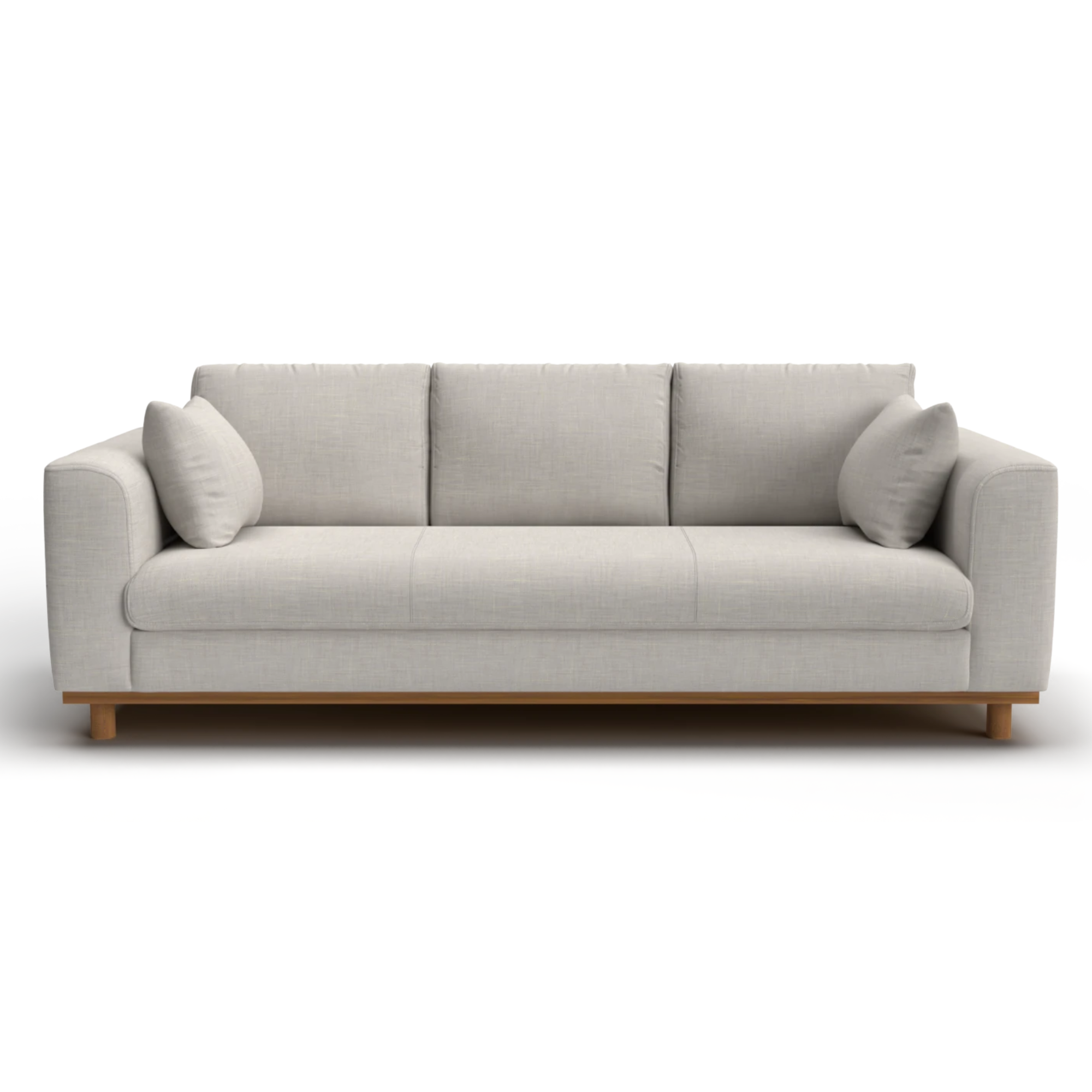 KLAY 3 SEATER SOFA | BONE