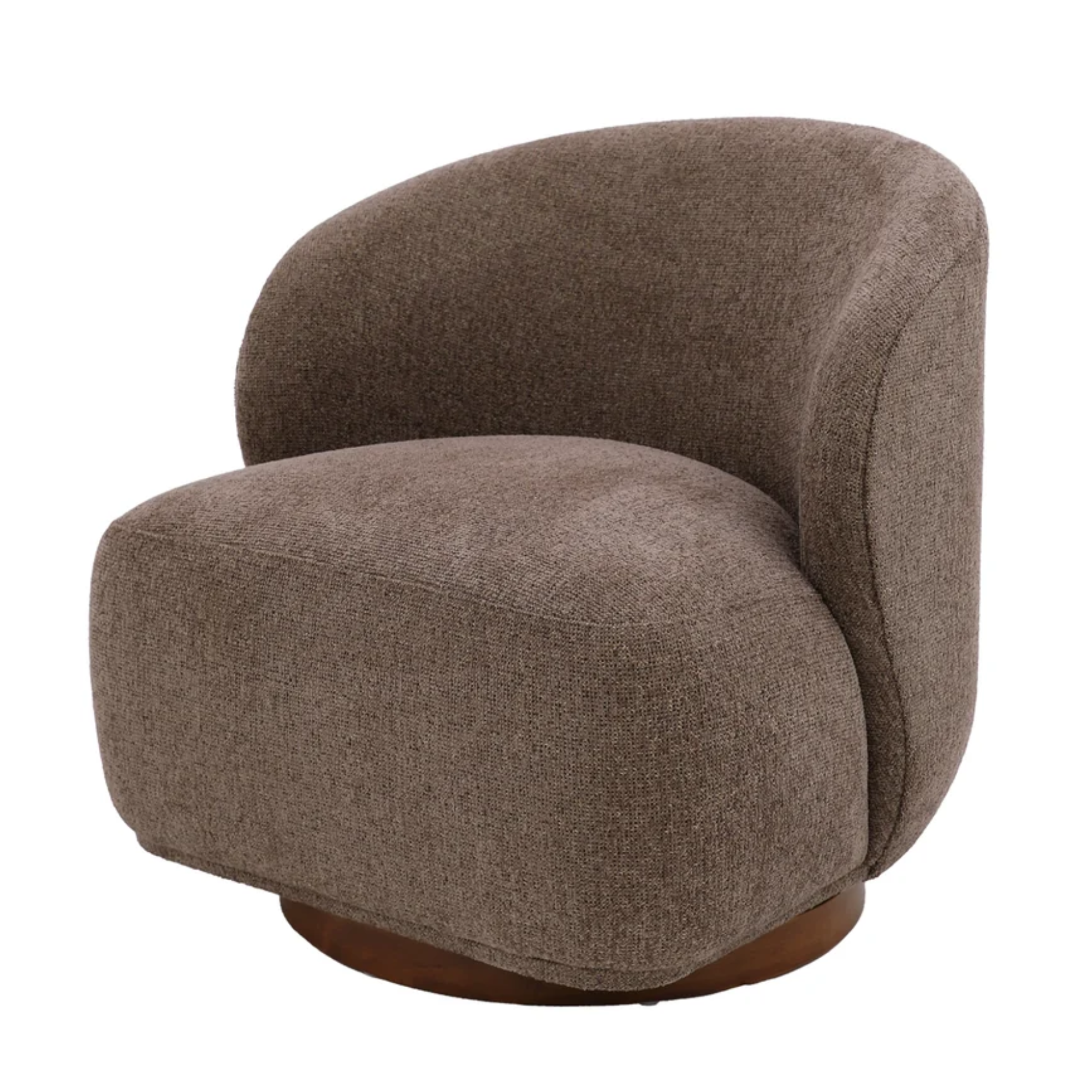 Kora Swivel Chair | Mink