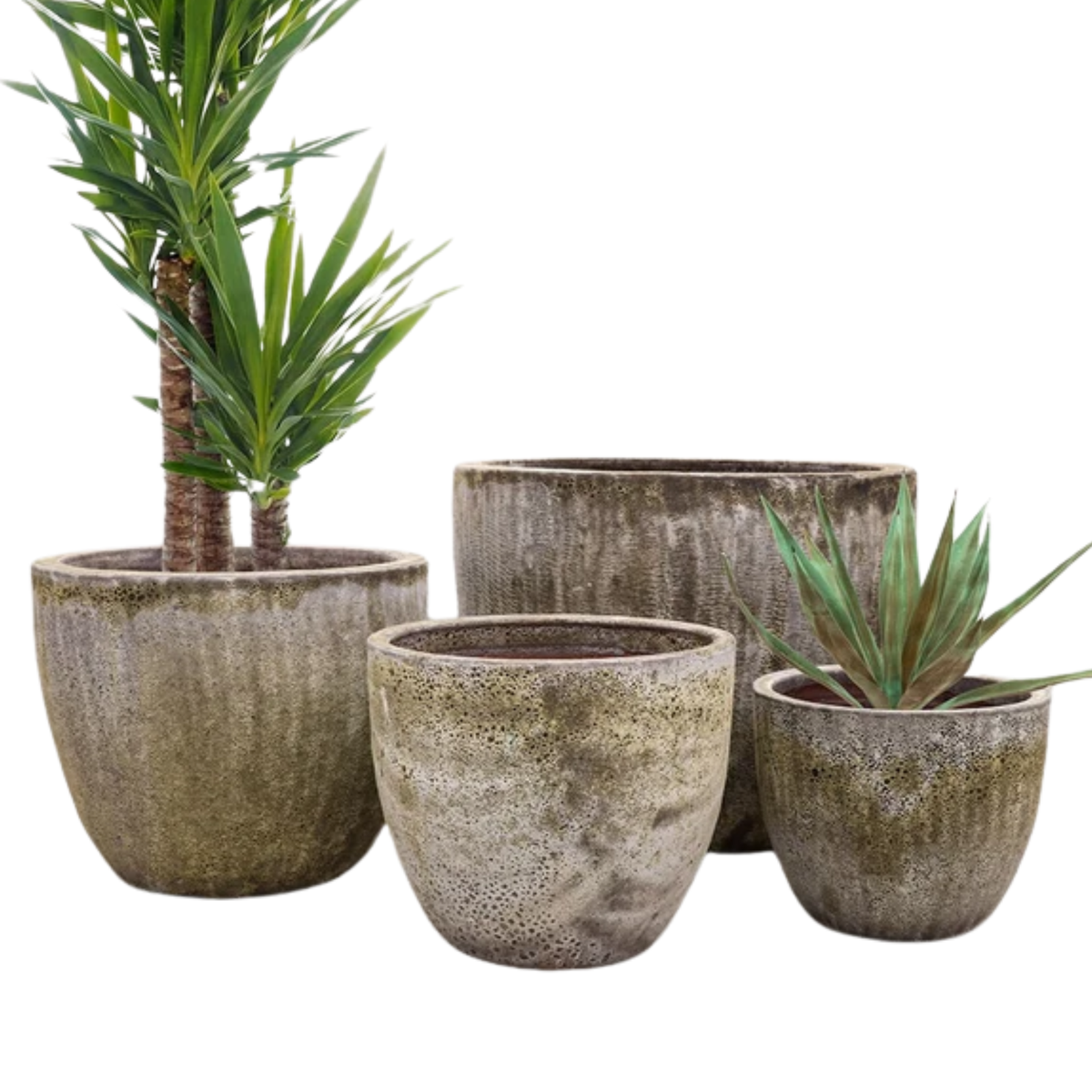 Lava Egg Pots - Natural