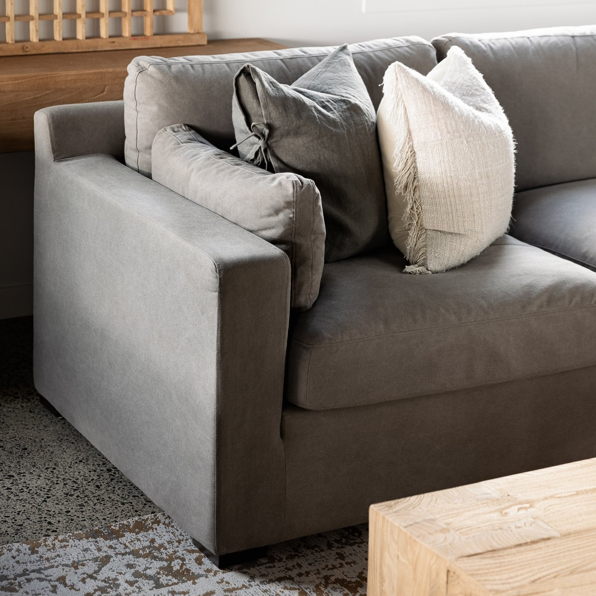 LISBON 5 PIECE MODULAR SOFA |  GREY