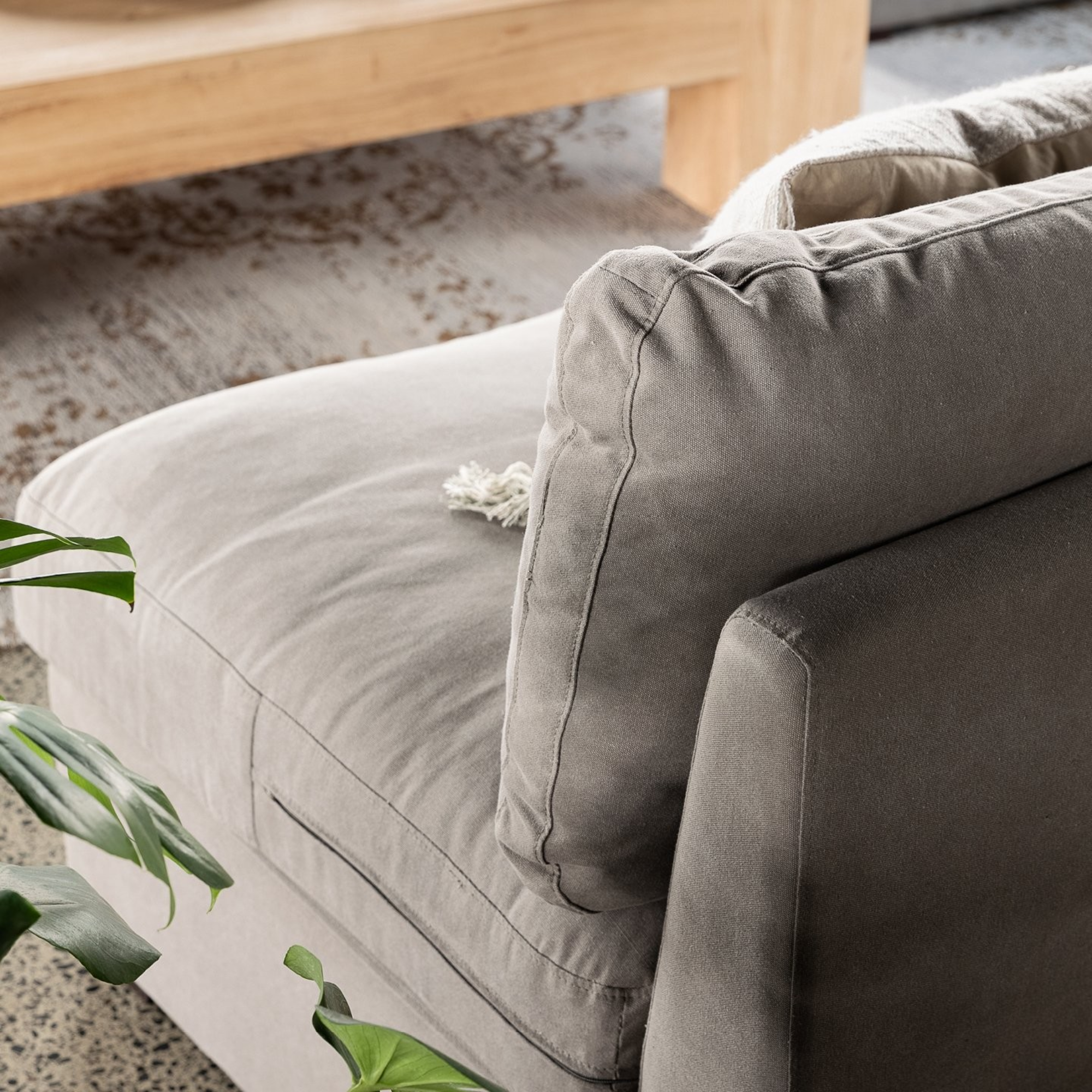 LISBON 5 PIECE MODULAR SOFA |  GREY