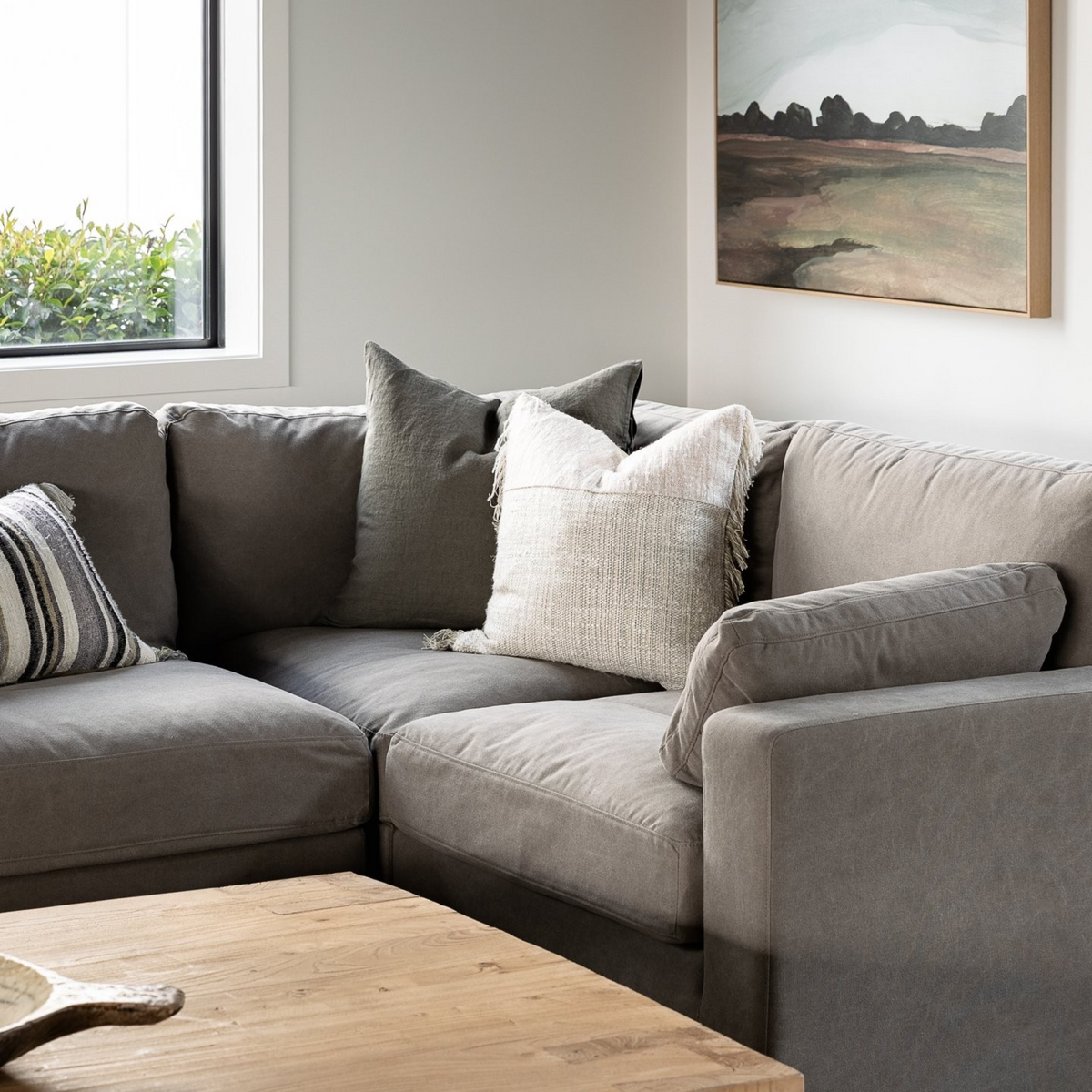 Lisbon 5 Piece Sofa | Grey