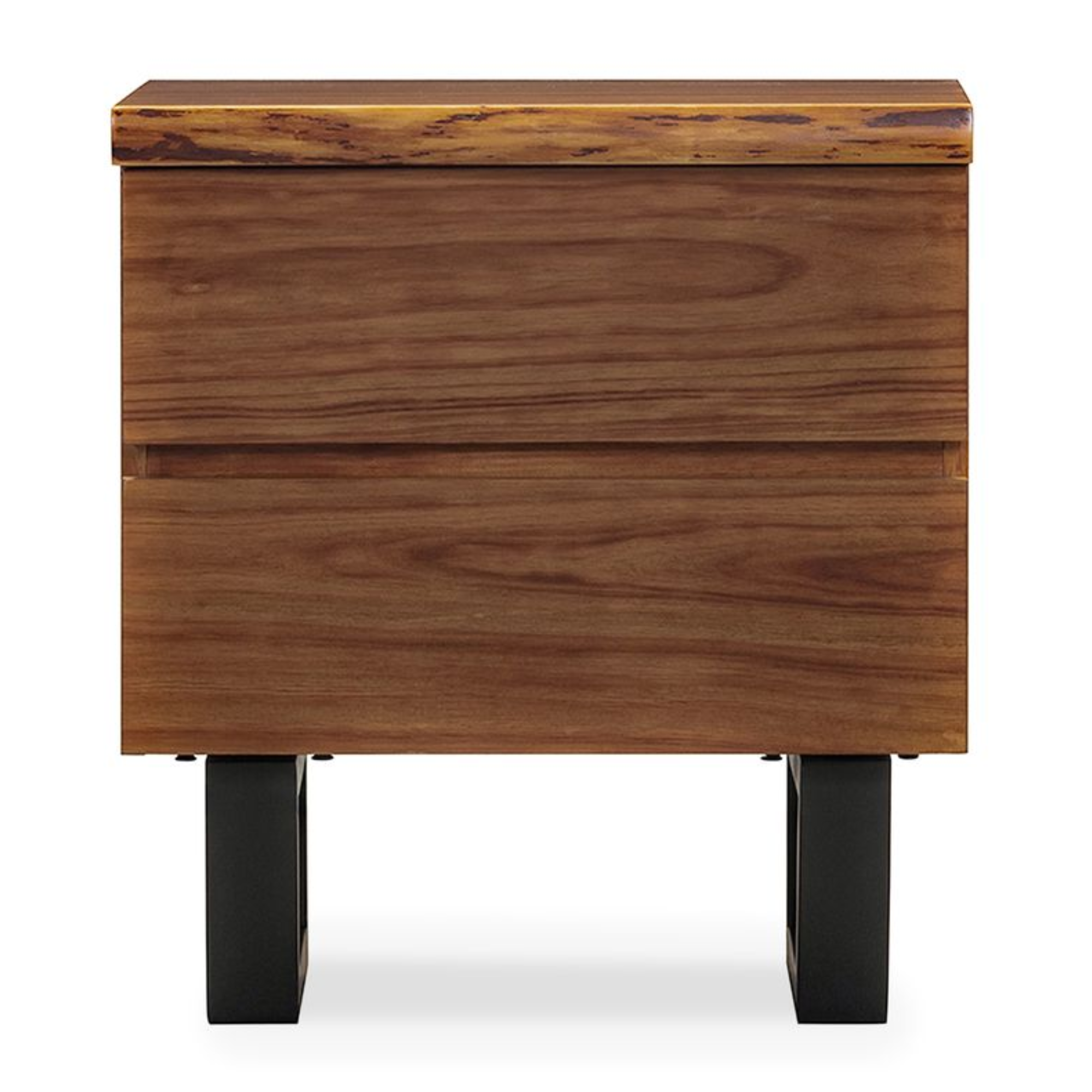 LIVE-EDGE BEDSIDE CABINET