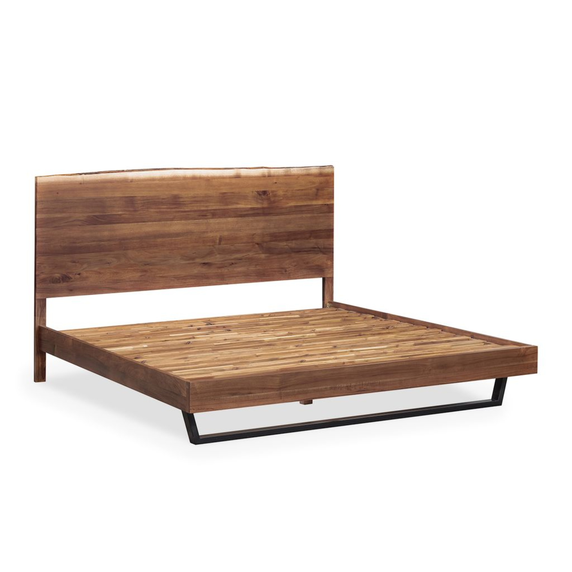 LIVE-EDGE QUEEN SLAT BED