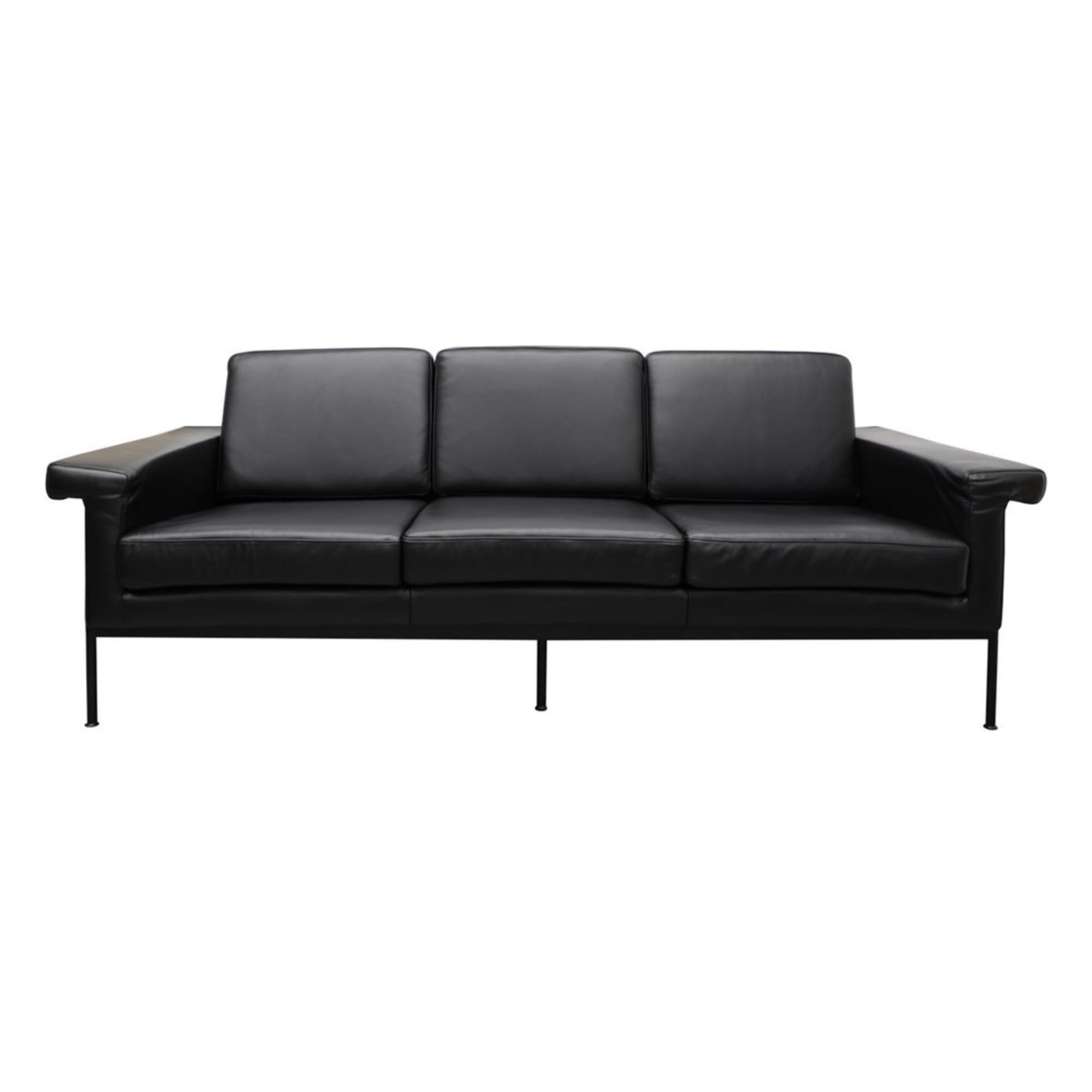 LORENZO 3 SEATER SOFA | BLACK OR BEIGE