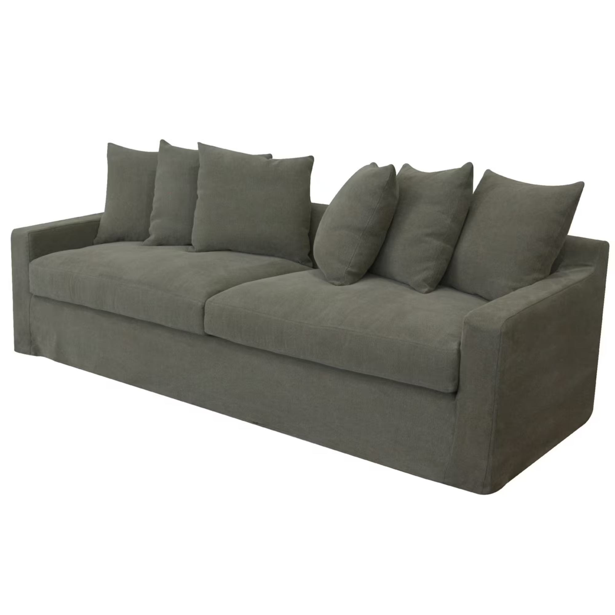 LUCCA 3 SEATER SOFA | OLIVE