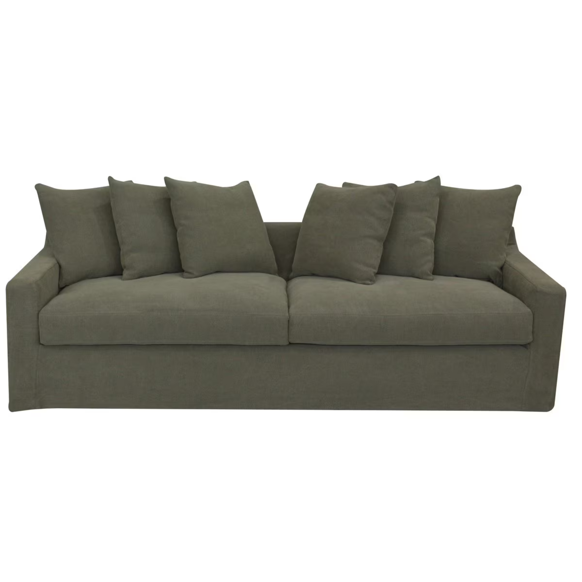 LUCCA 3 SEATER SOFA | OLIVE