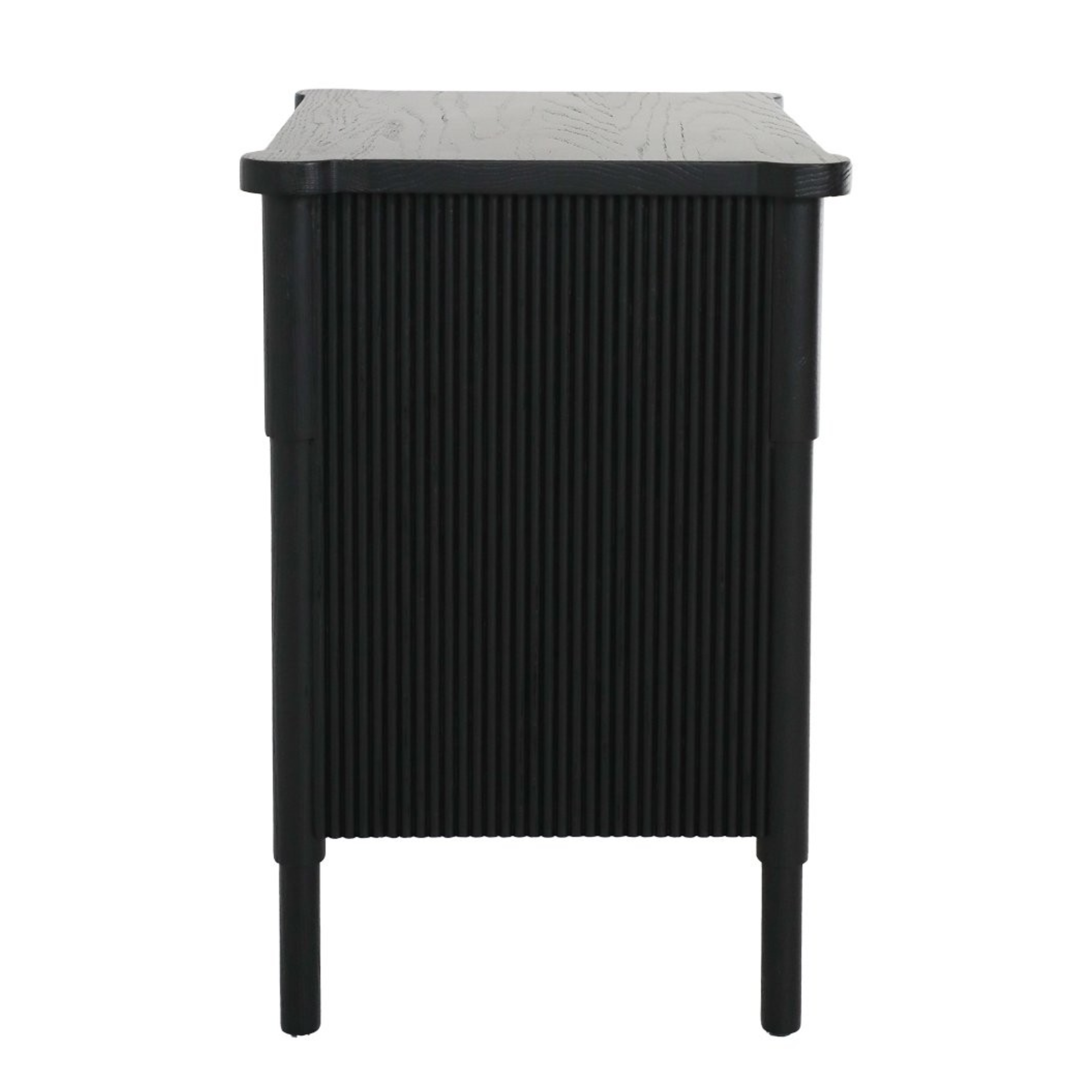 Lucia Bedside Cabinet | Black Oak