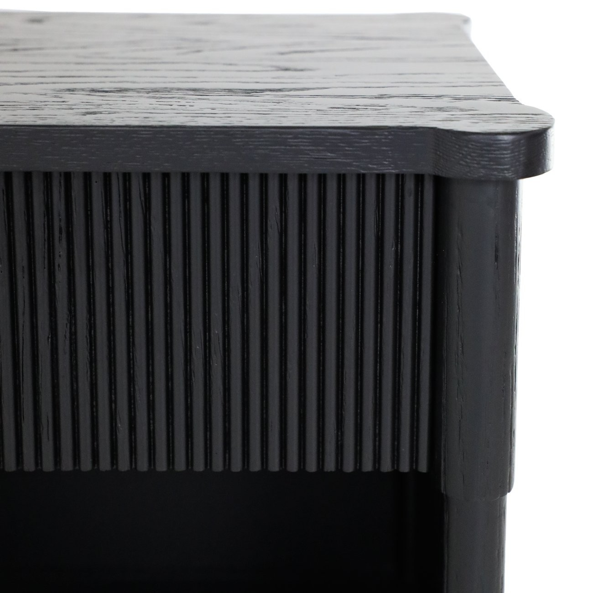Lucia Bedside Cabinet | Black Oak