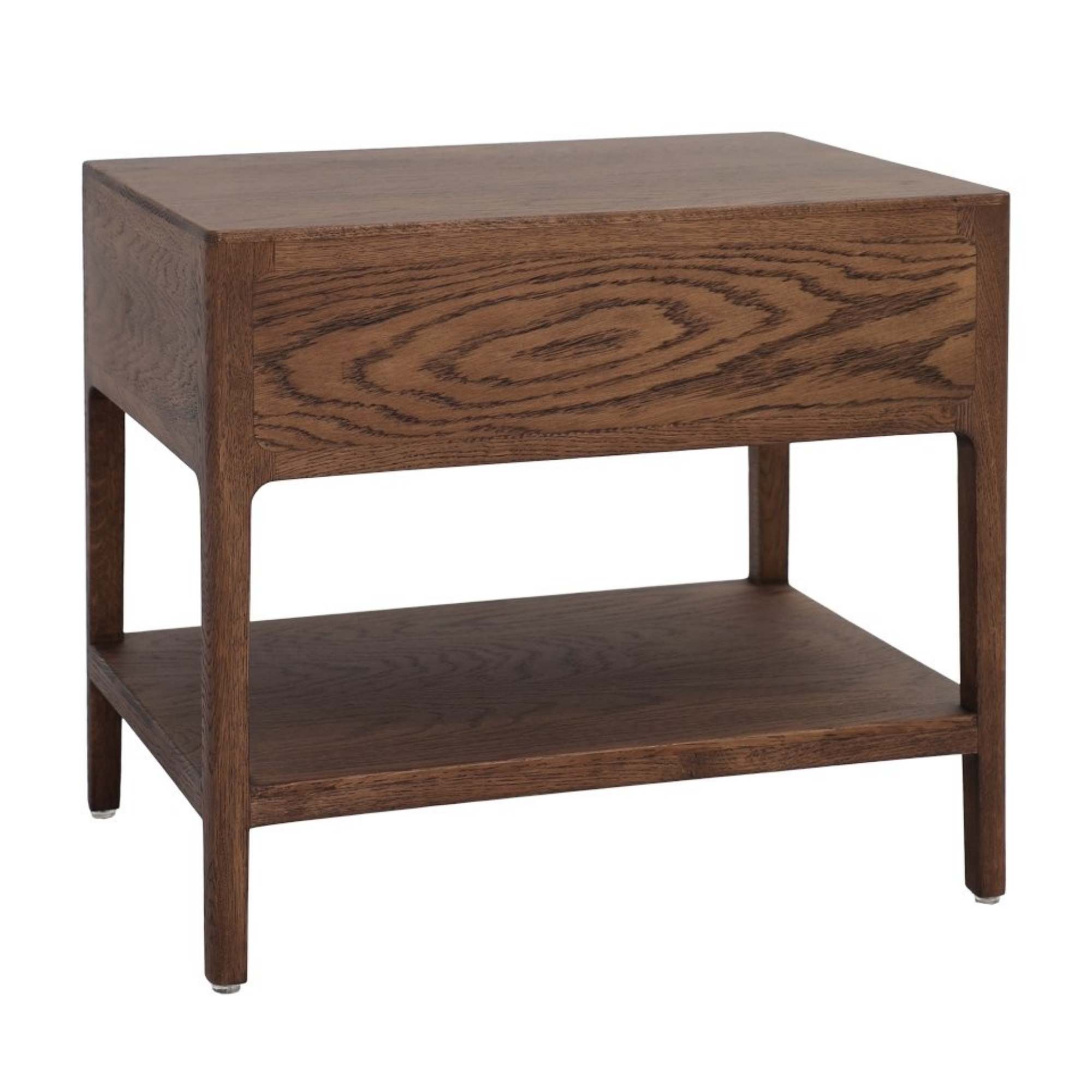 Lunde Bedside Cabinet | Walnut Brown