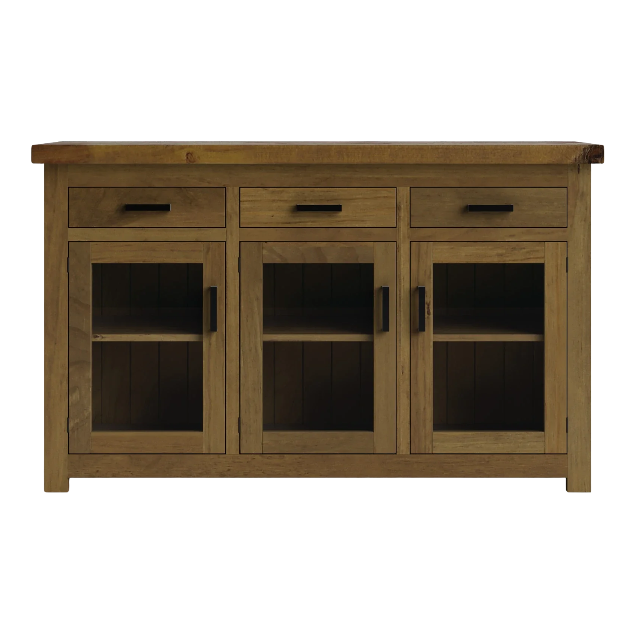 Marlborough 3 Door Buffet with Glass Doors | NZ Made