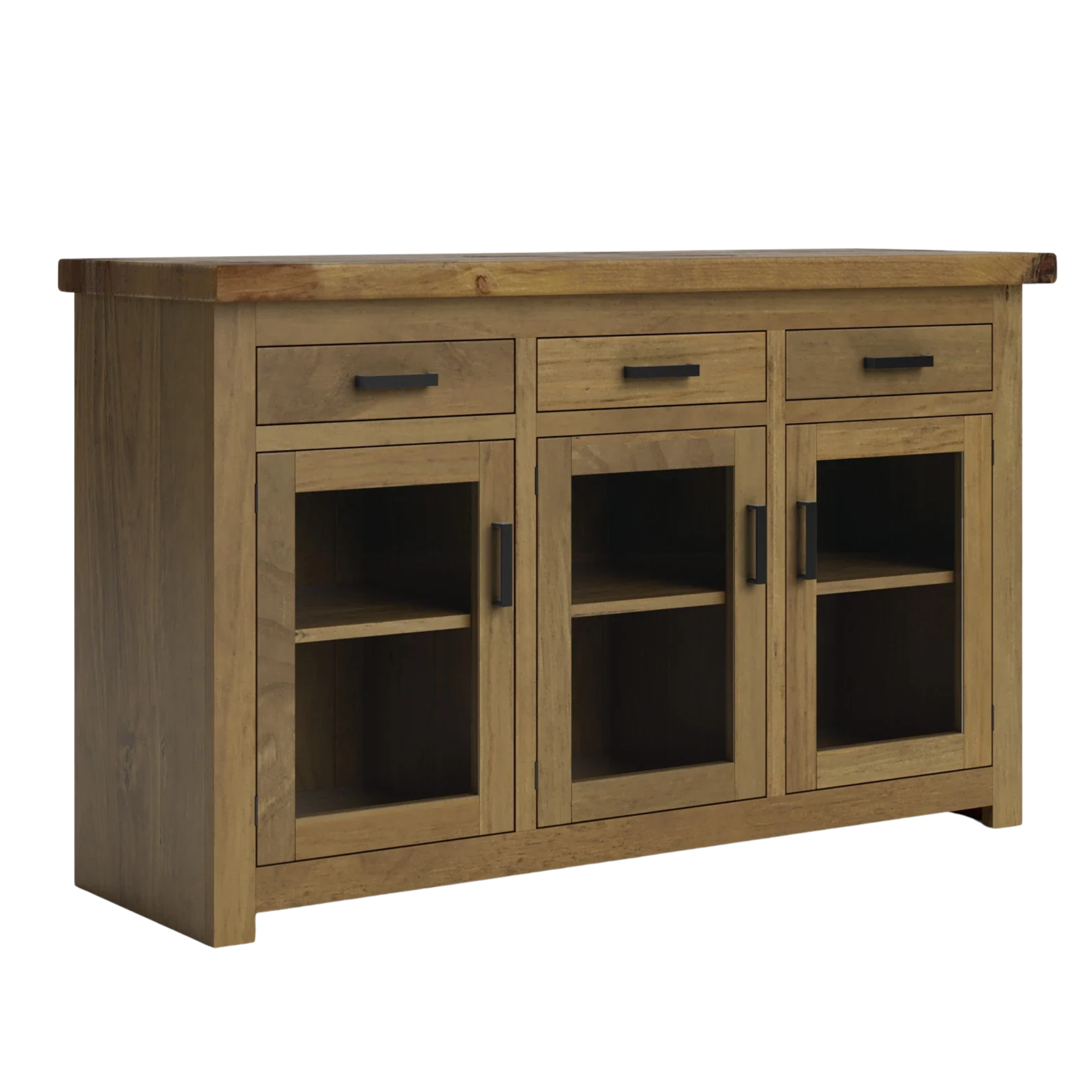 Marlborough 3 Door Buffet with Glass Doors | NZ Made