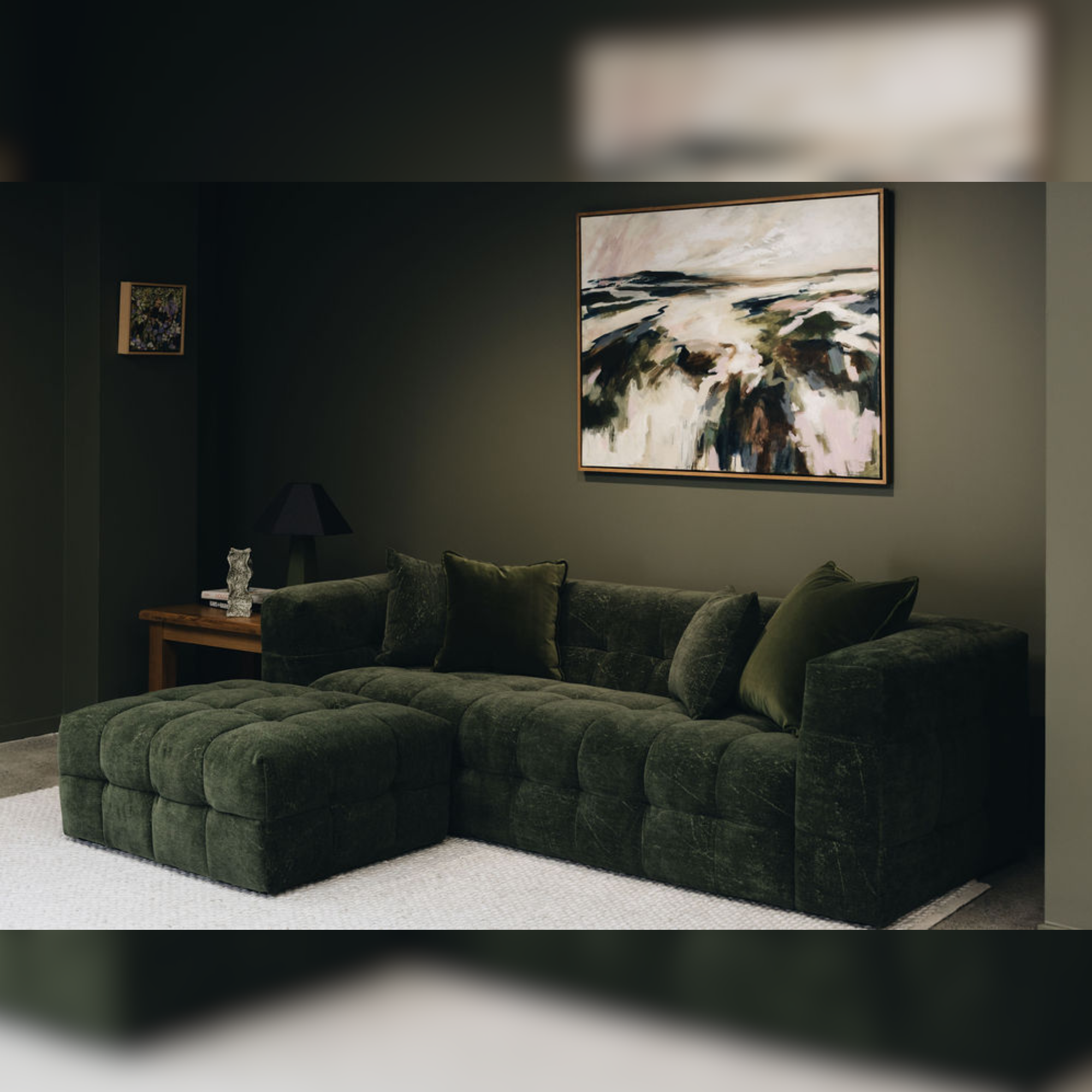 MICHELIN OTTOMAN | DARK GREEN