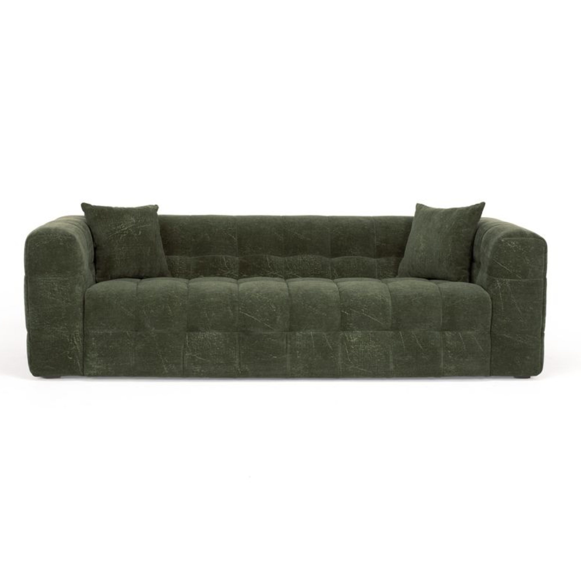 MICHELIN 3 SEATER SOFA | DARK GREEN