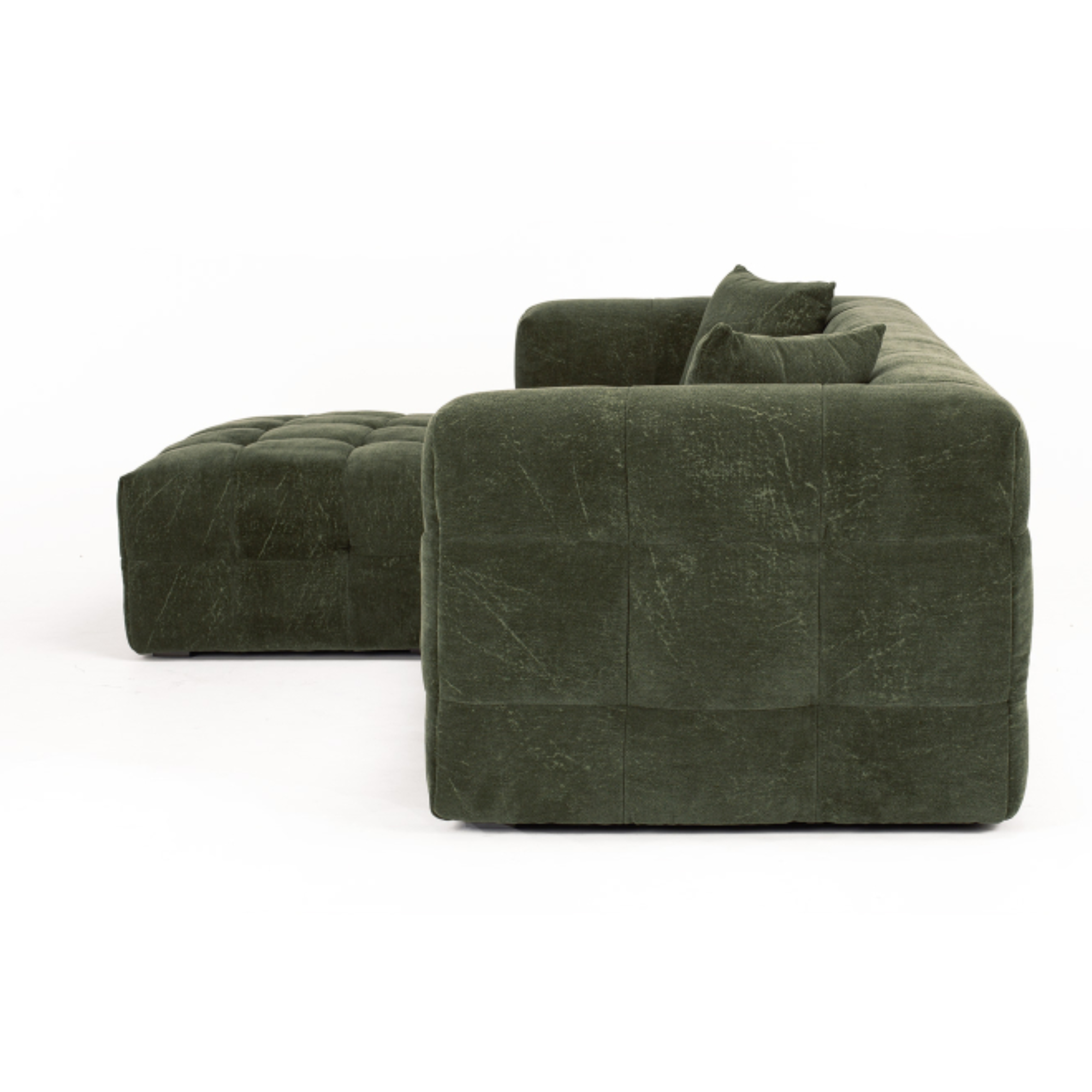 MICHELIN 3 SEATER SOFA | DARK GREEN