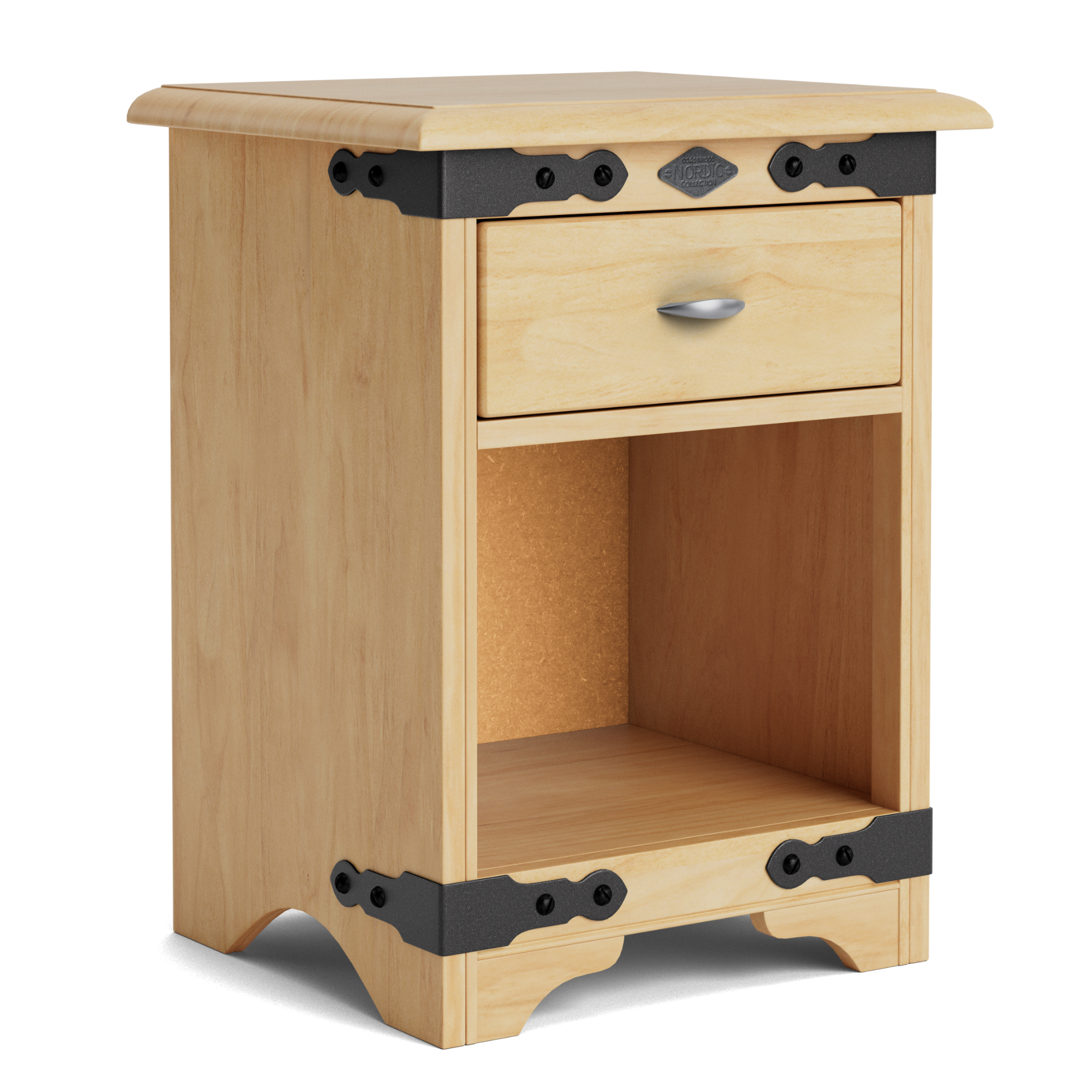 Nordic 1 Drawer Bedside Cabinet | NZ Made