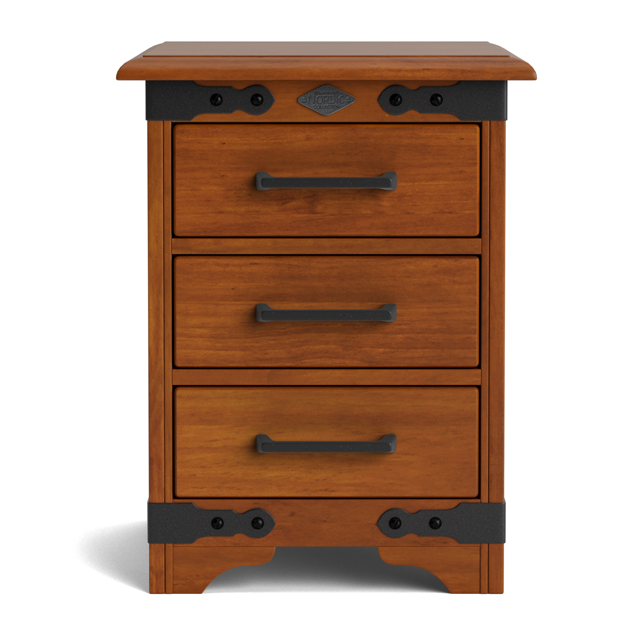 Nordic 3 Drawer Bedside Cabinet | NZ Made
