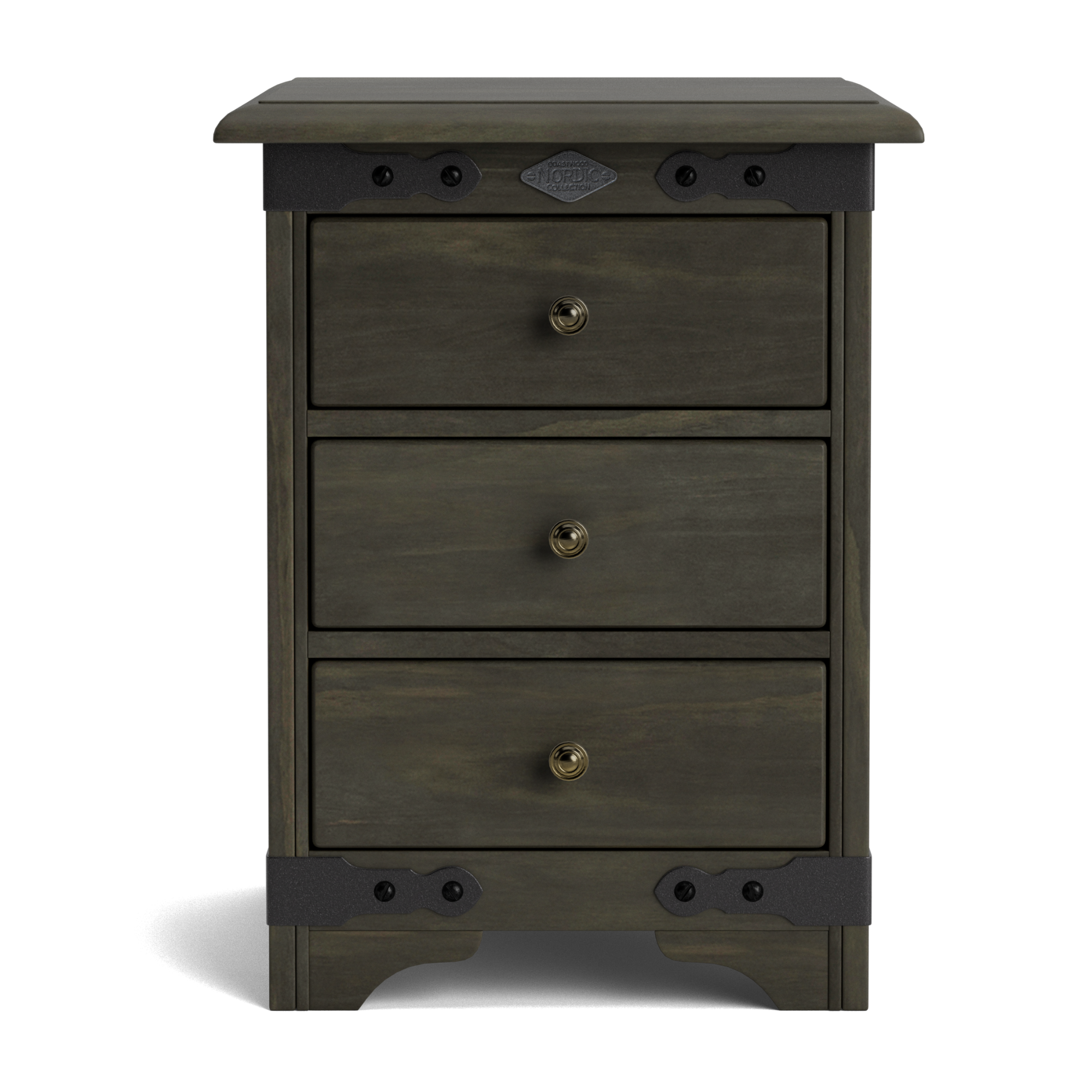 Nordic 3 Drawer Bedside Cabinet | NZ Made