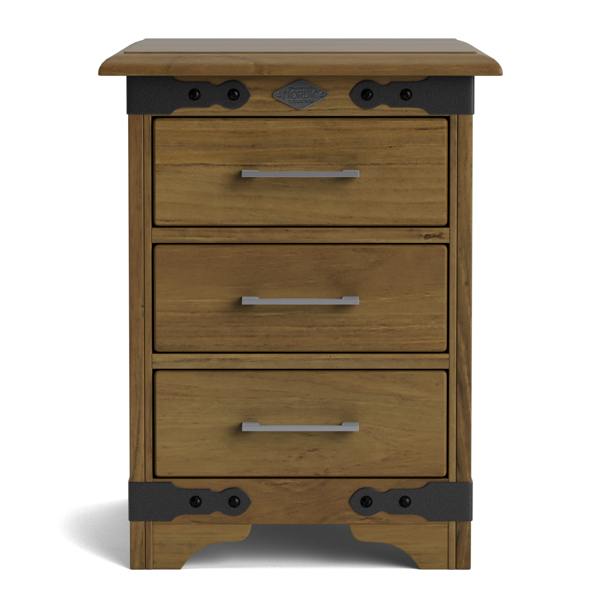 Nordic 3 Drawer Bedside Cabinet | NZ Made