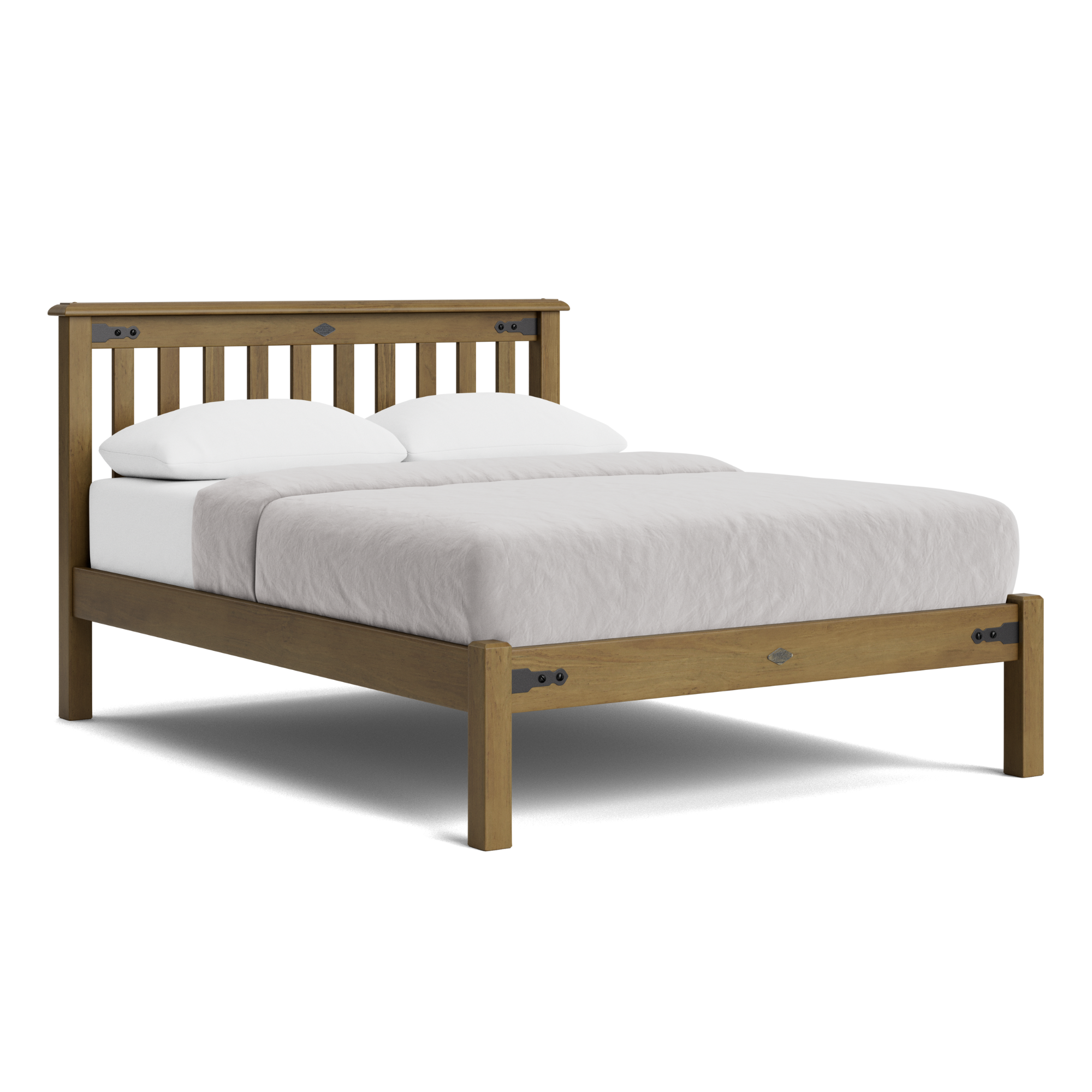 Nordic Low-Foot Slatted Bed | NZ Made