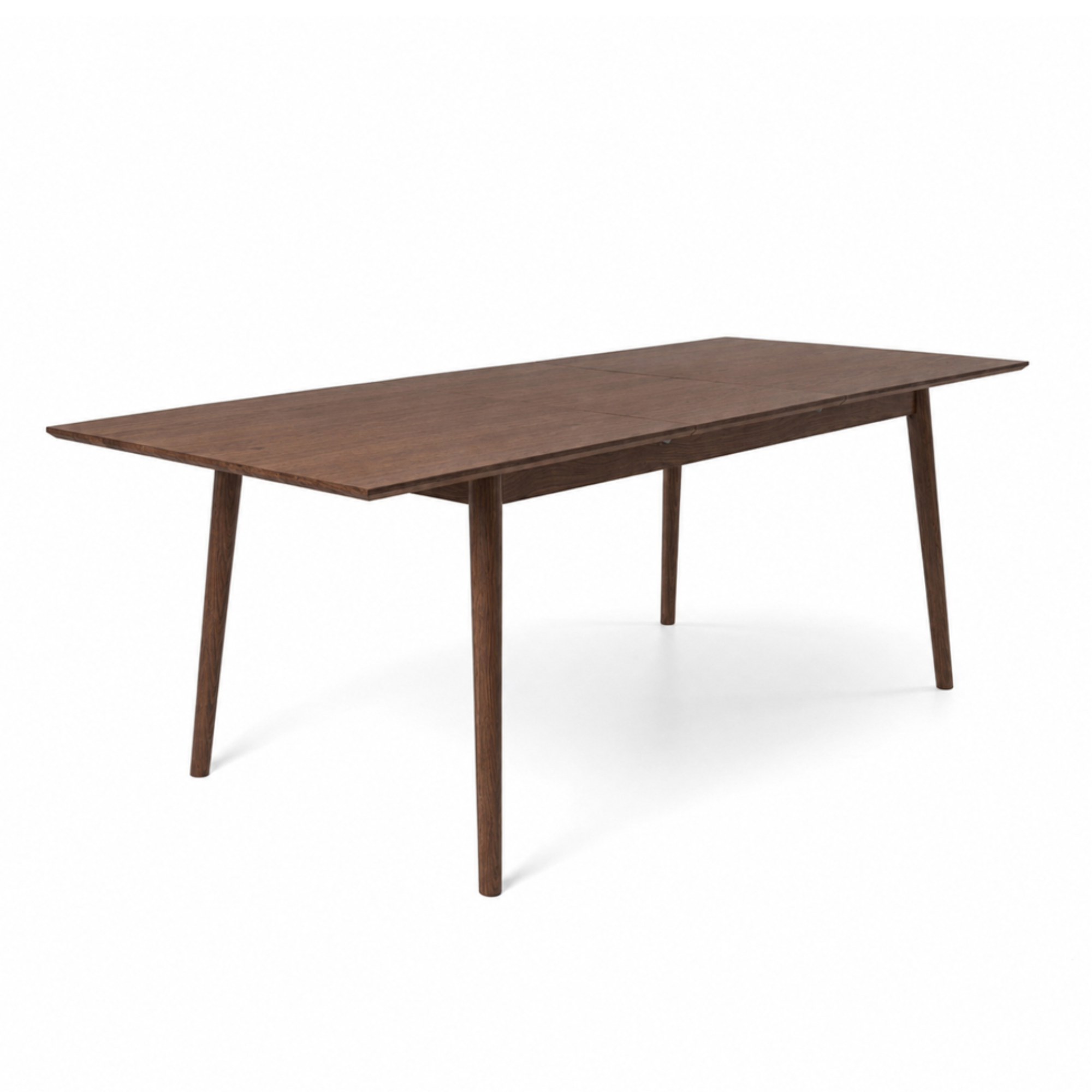Nordik 1600 Extending Dining Table | Dark Oak