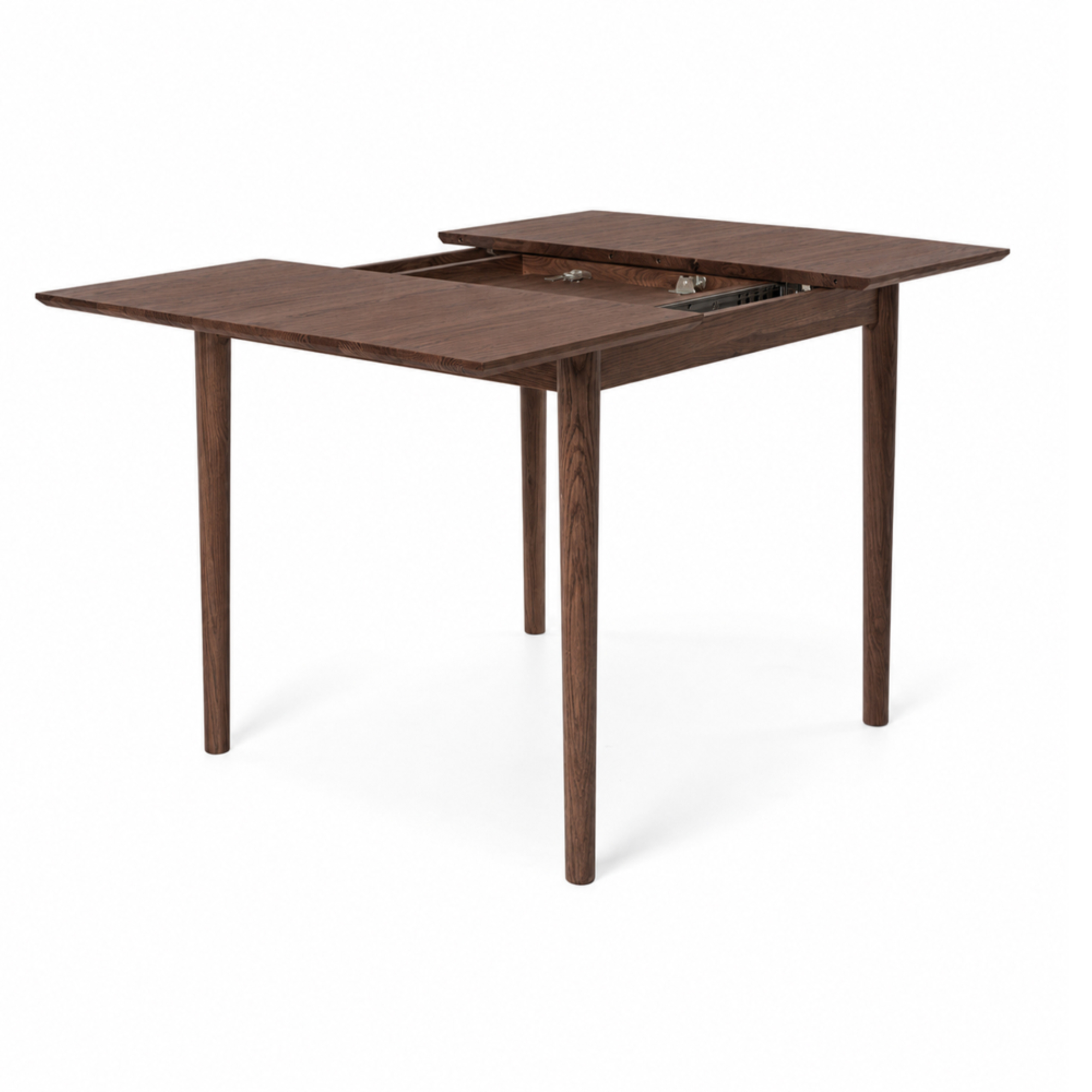 Nordik 90-130 Extending Dining Table | Dark Oak