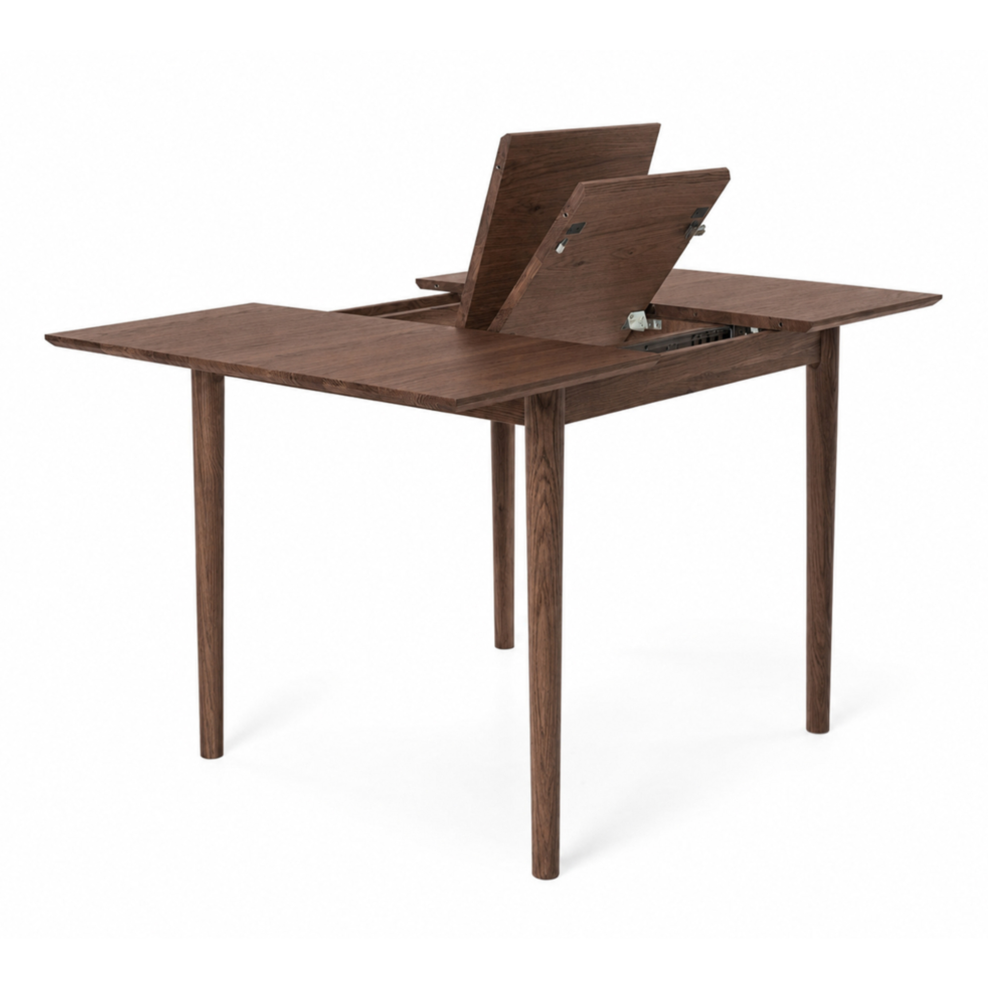 Nordik 90-130 Extending Dining Table | Dark Oak