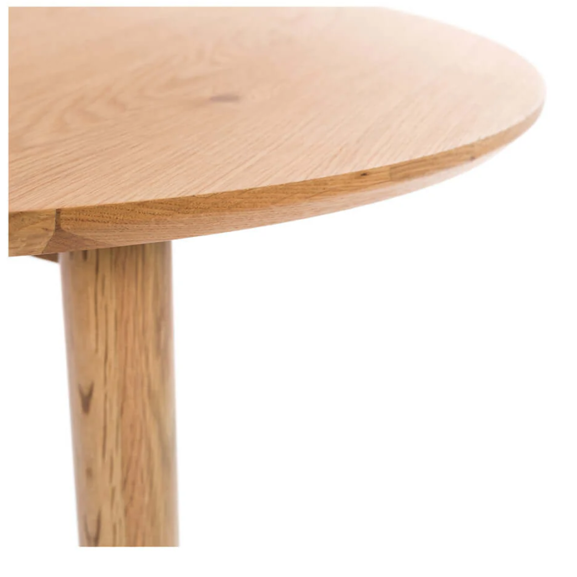 Nordik Round Drop-Leaf Dining Table | Natural