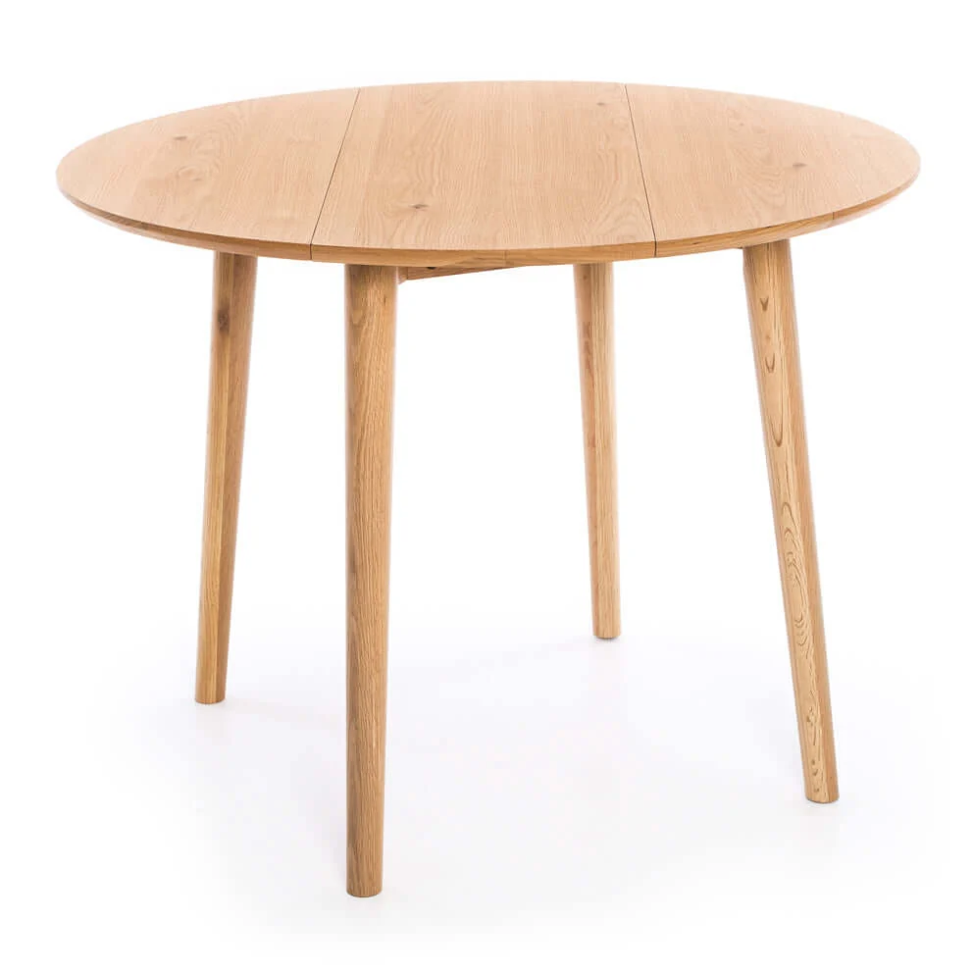 Nordik Round Drop-Leaf Dining Table | Natural