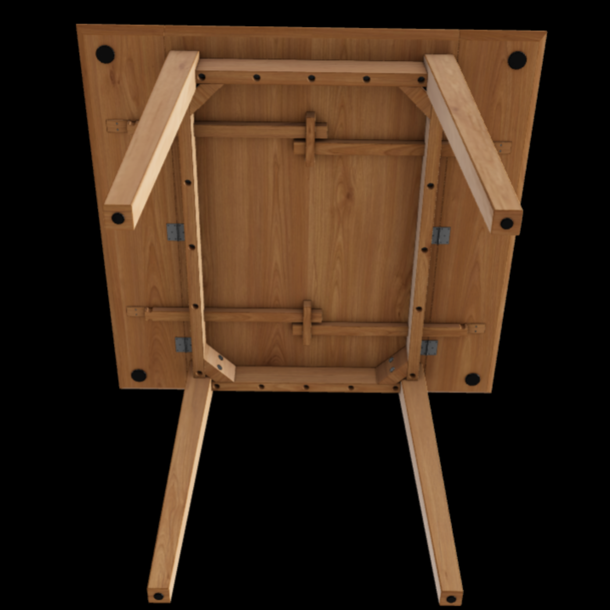 Nordik Square Drop-Leaf Dining Table | Natural