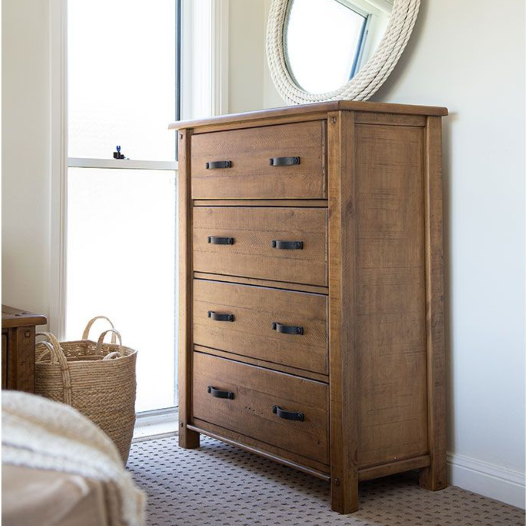 OBERON 4 DRAWER TALLBOY