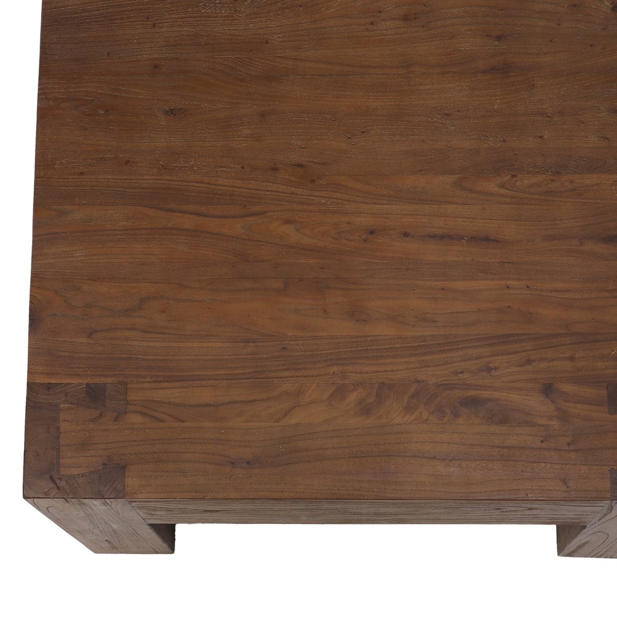 Olma Square Coffee Table | Solid Elm Walnut