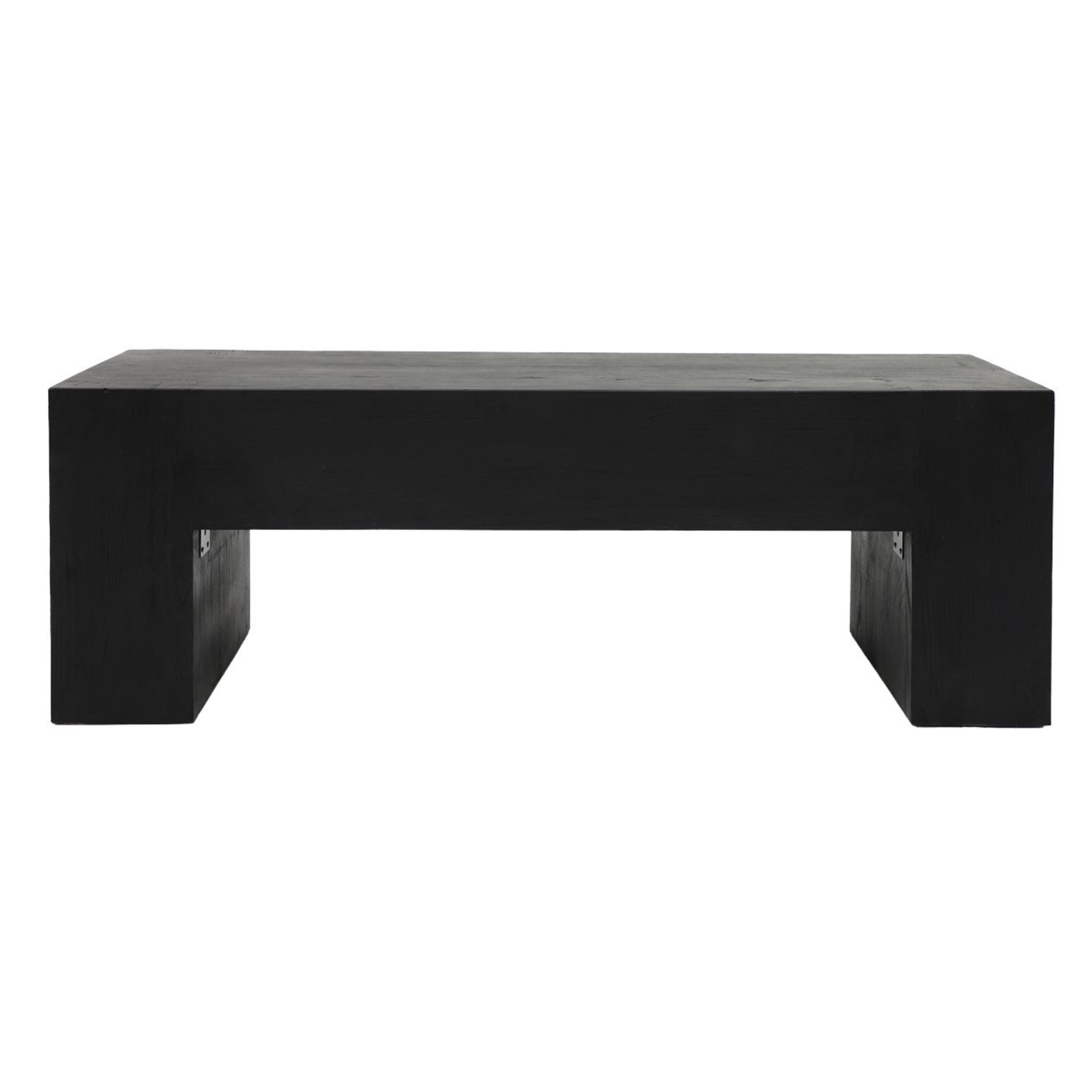 Olma Bench | Solid Elm Black
