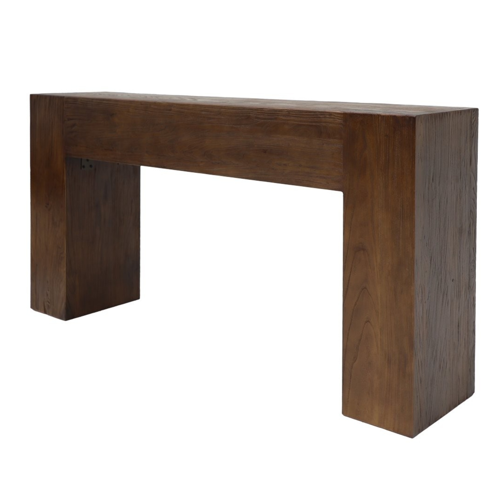 Olma Console | Solid Elm Walnut
