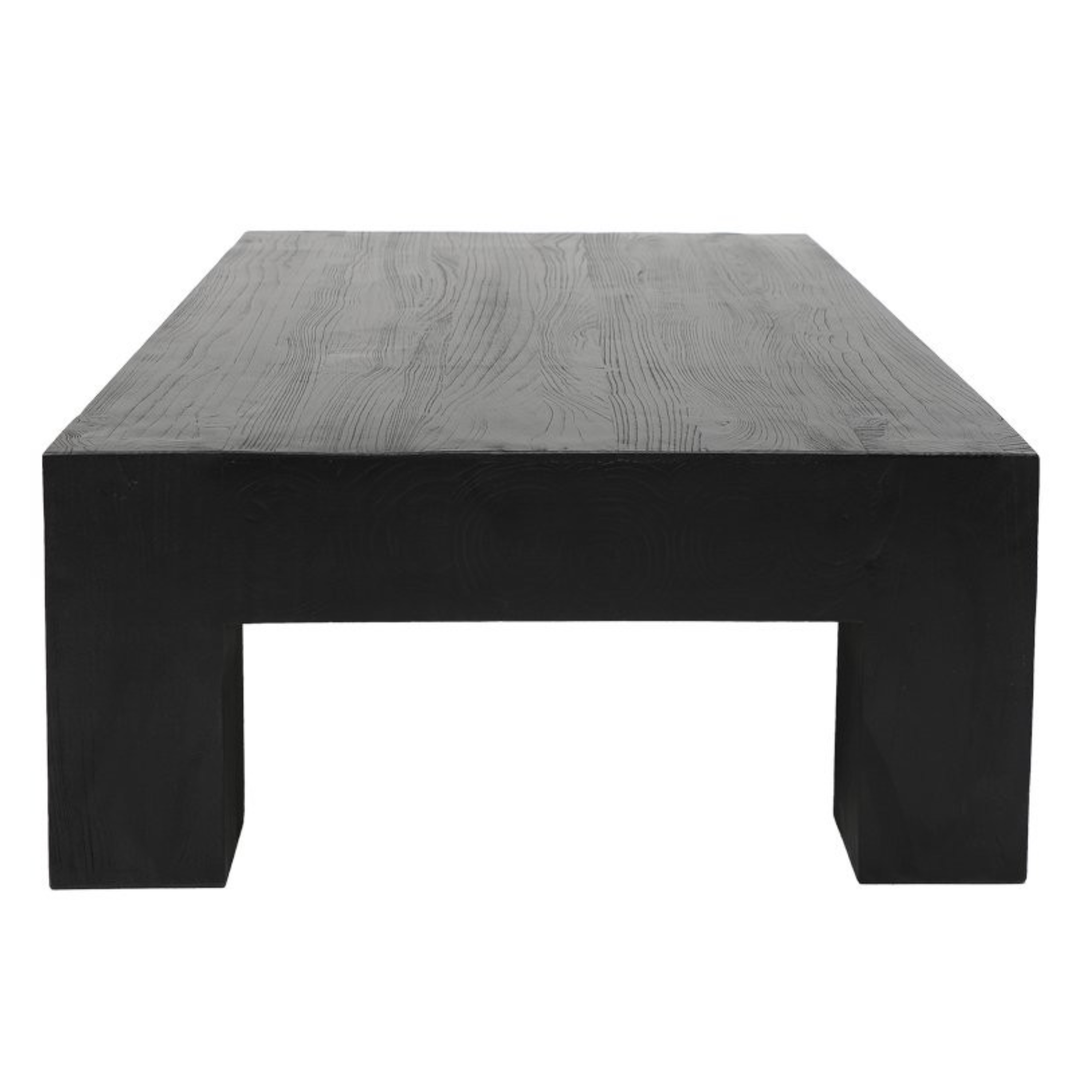 Olma Small Coffee Table | Solid Elm Black