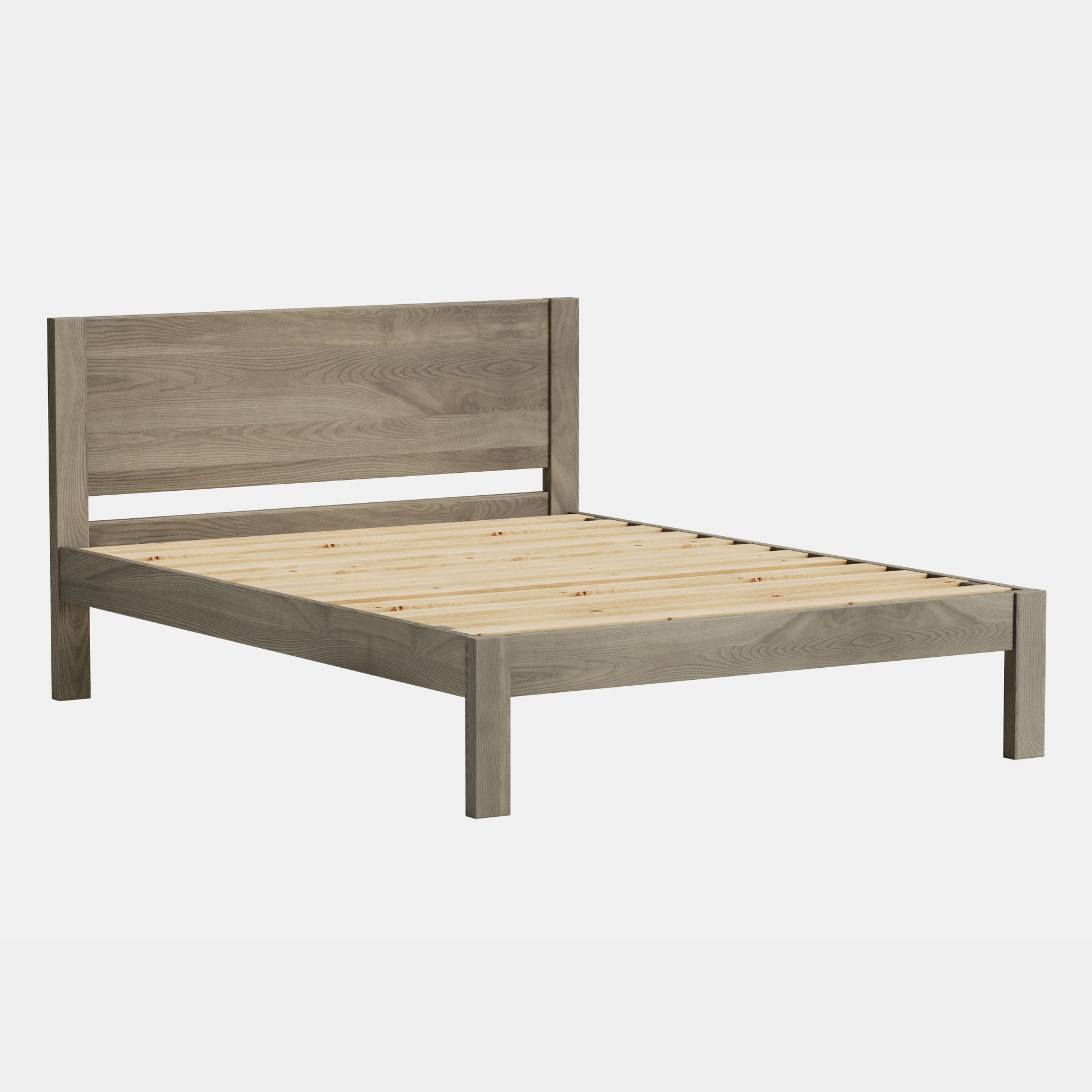 OMOTO SLAT BED | PANEL HEADBOARD | PINE OR AMERICAN ASH | NZ MADE