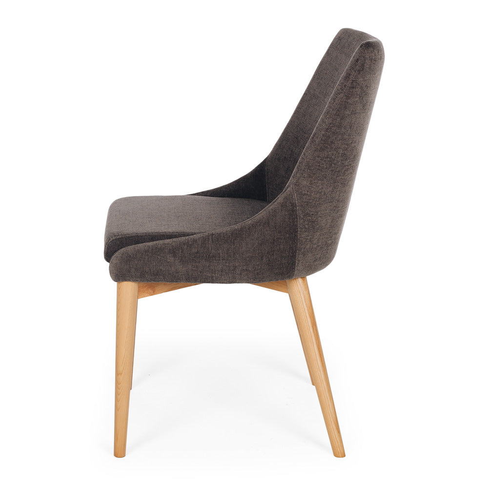 EVA DINING CHAIR | DANNY DARK GREY
