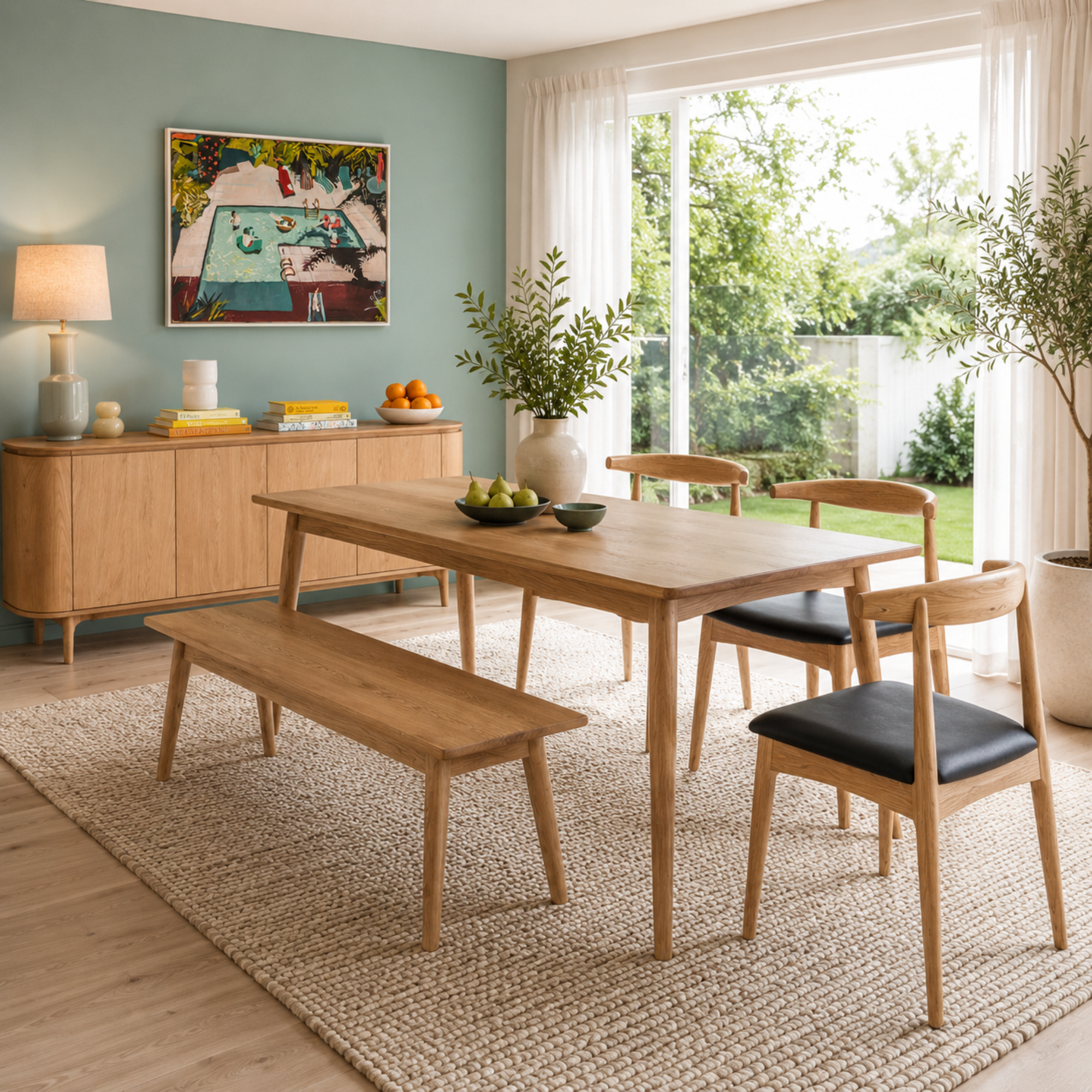 Reeves 220 Dining Table | Solid Oak